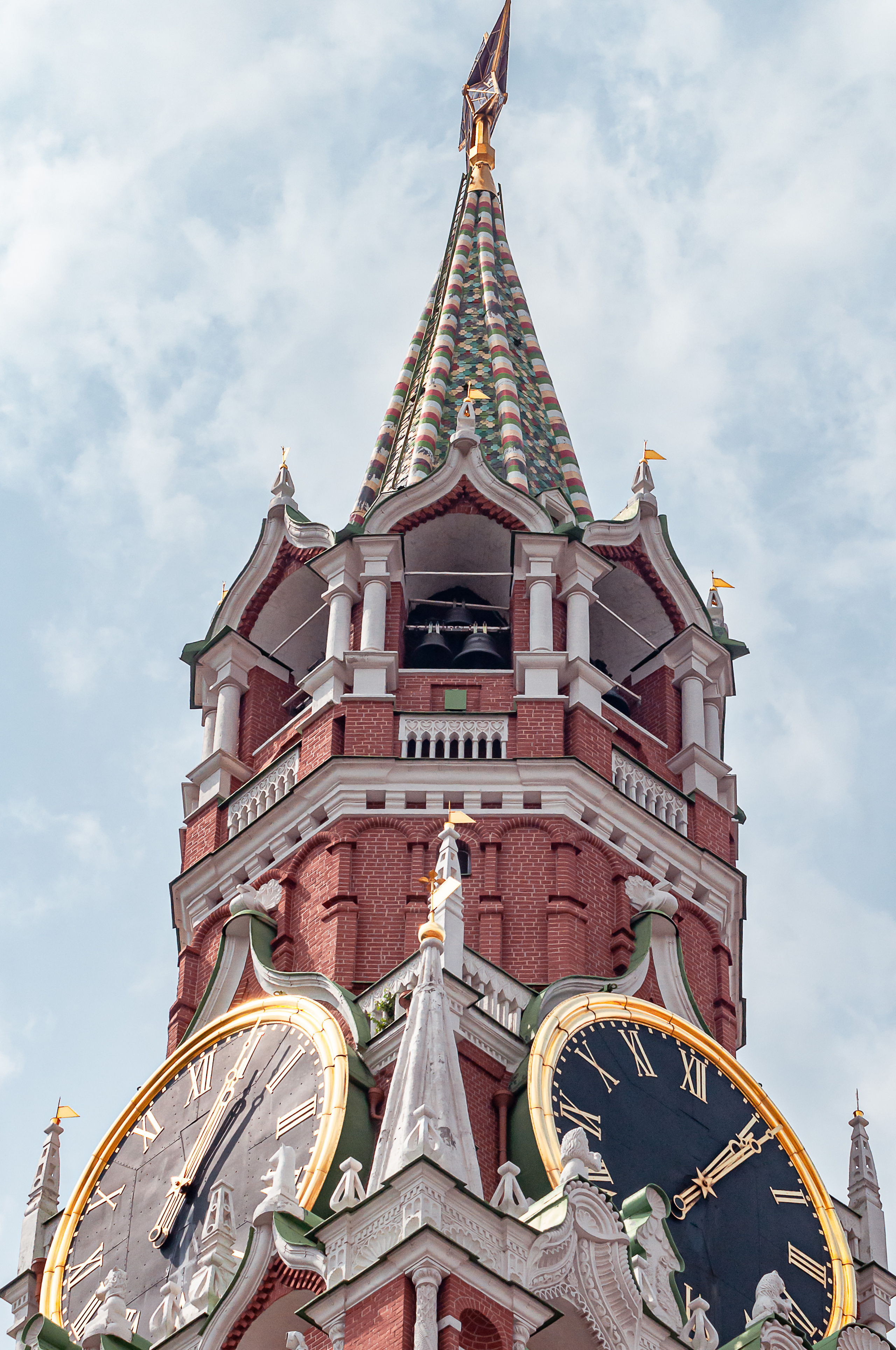 Спасская башня Московского Кремля, архитектурная съёмка исторических зданий