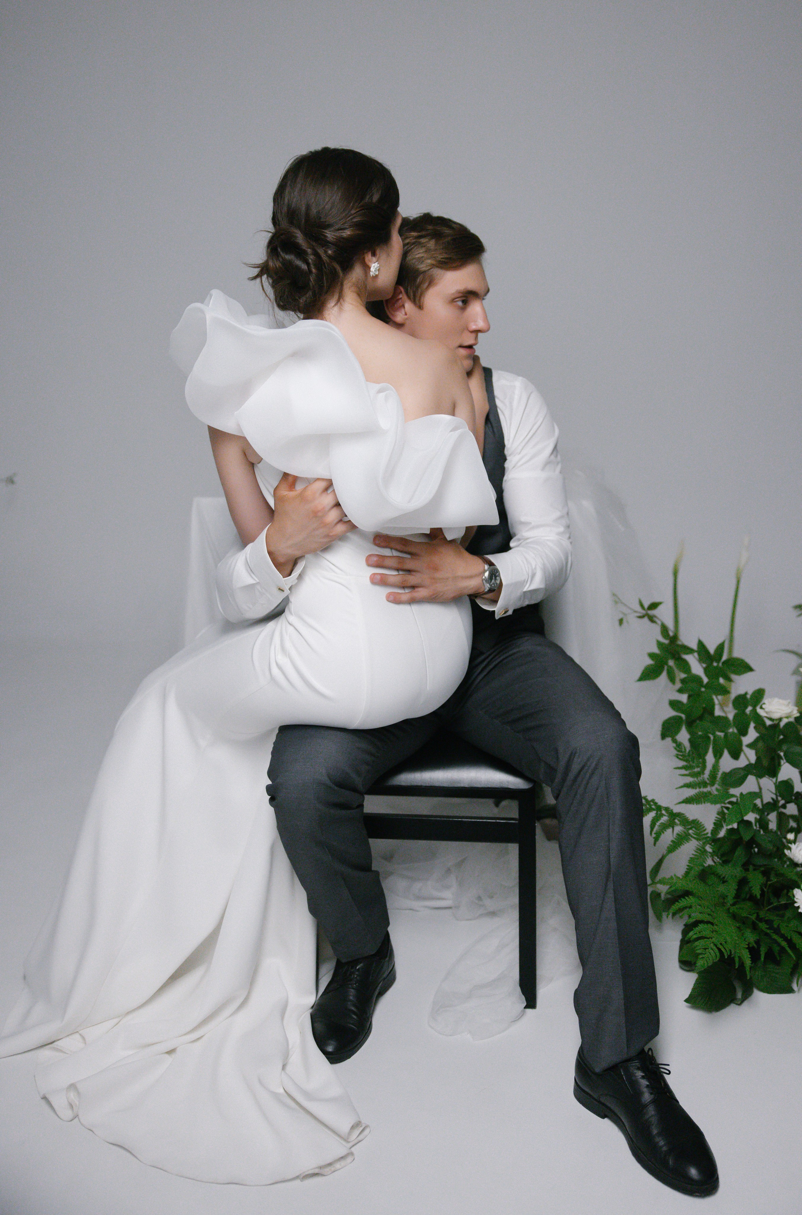 Свадебная История В Фотостудии Черно-Белое/Воркшоп. Фотограф в Красноярске Евдокимова Анастасия