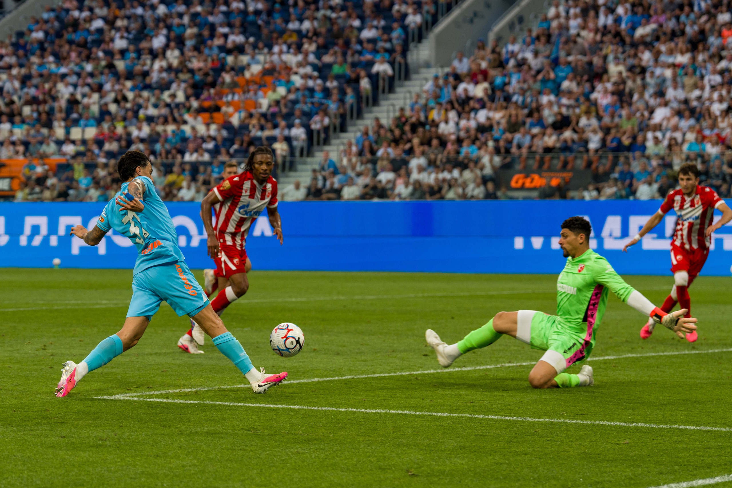 Zenit vs Crvena Zvezda 3:1: Match Photography from Gazprom Arena, Saint Petersburg