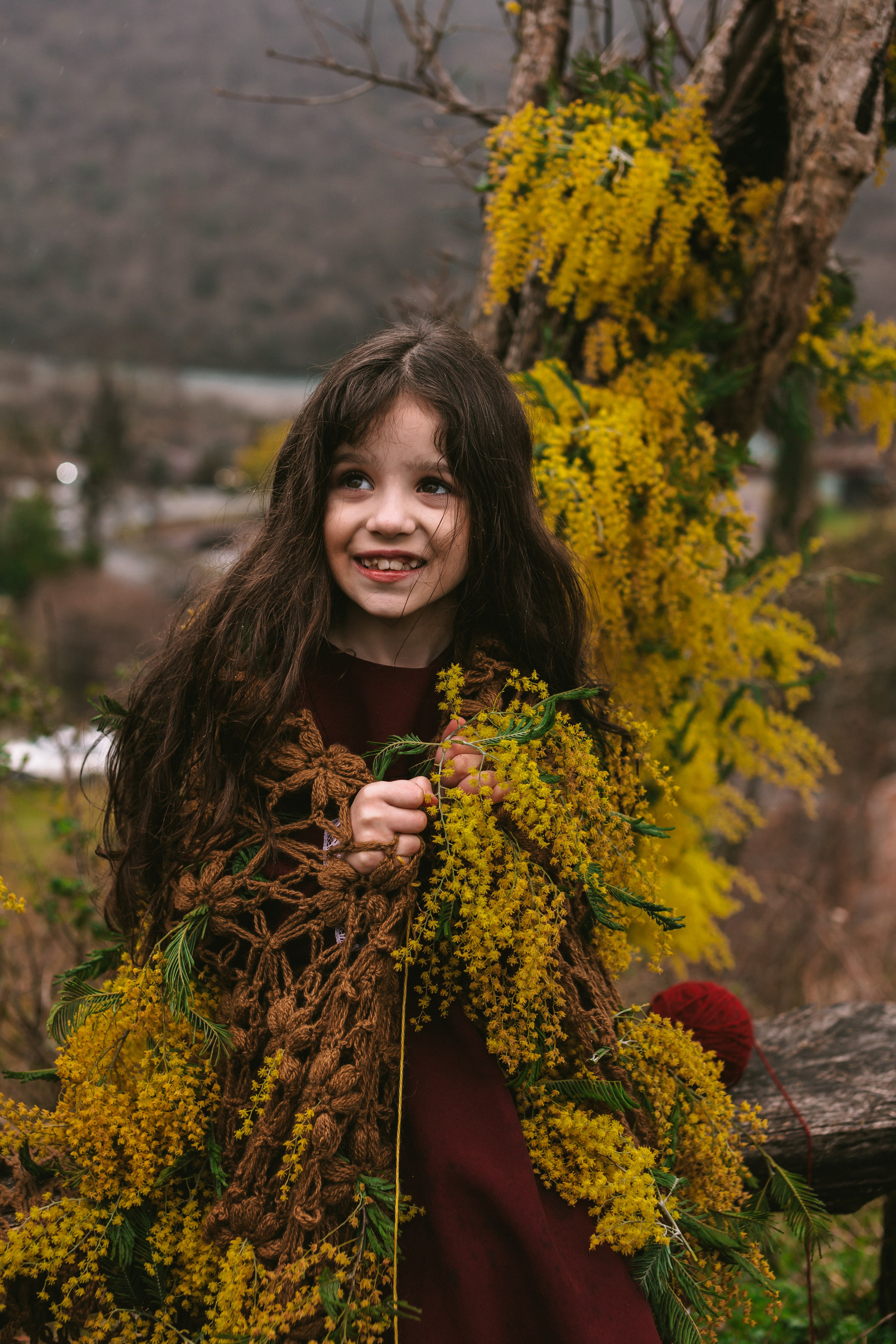 Девочка в горах. Семейный и художественный фотограф в Тюмени Юлия Логинова