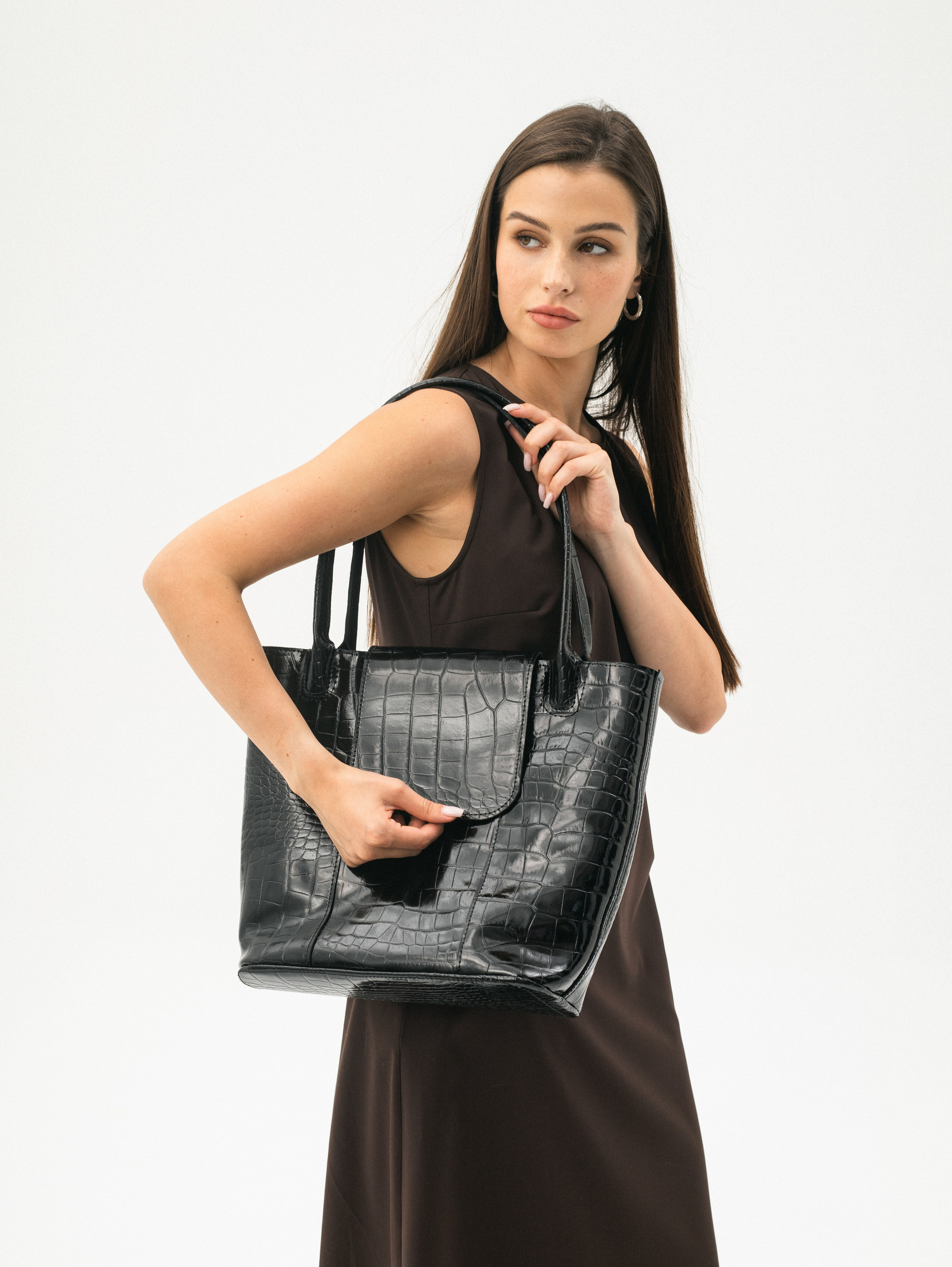 Модель 5Ш. Бренд Alligatore Biaco — это изящные изделия из натуральной кожи