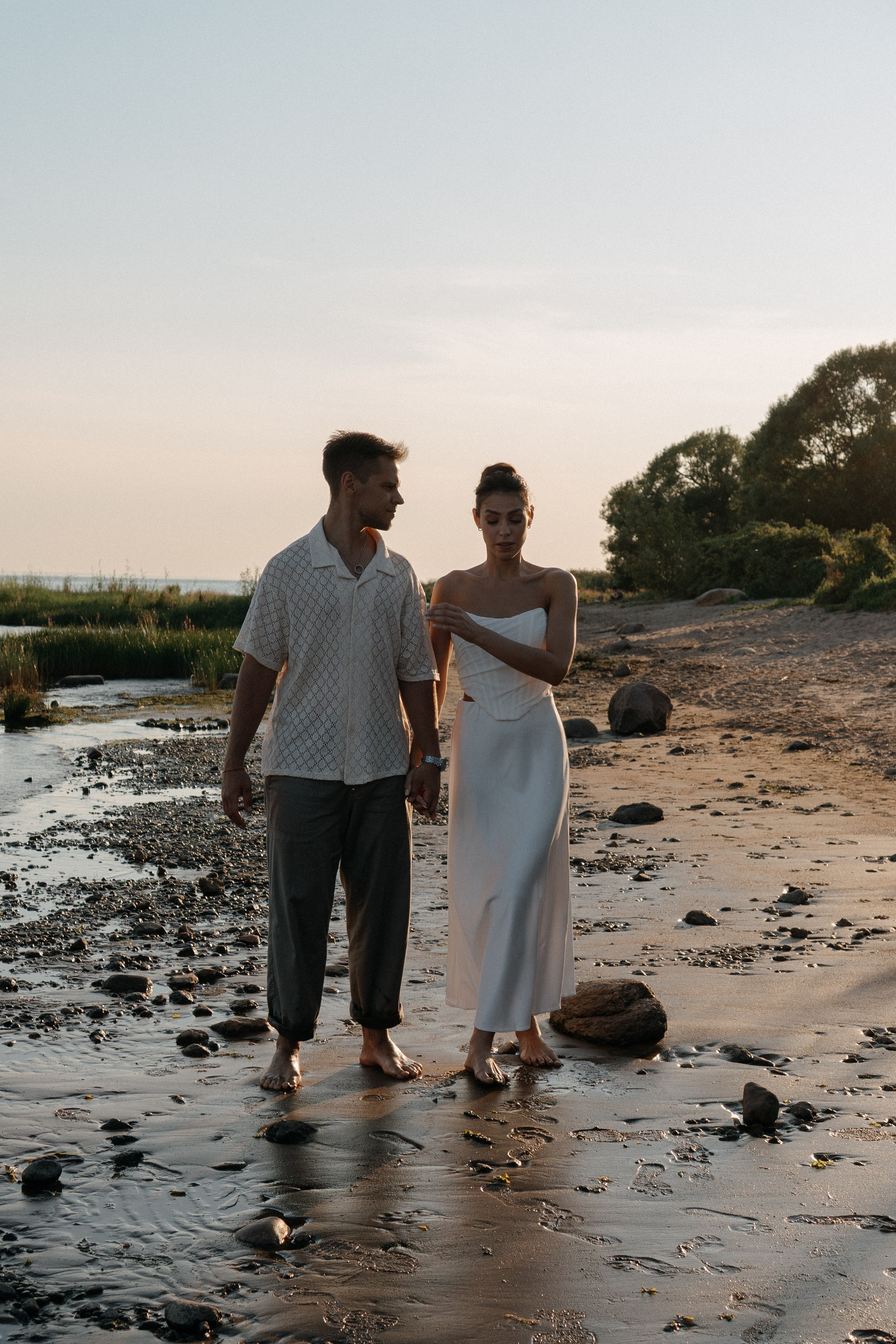 СВАДЕБНАЯ ФОТОСЕССИЯ ВЫЕЗДНОЙ ЦЕРЕМОНИИ (ФИНСКИЙ ЗАЛИВ). Профессиональный фотограф, Санкт-Петербург — Виктория Богомолова