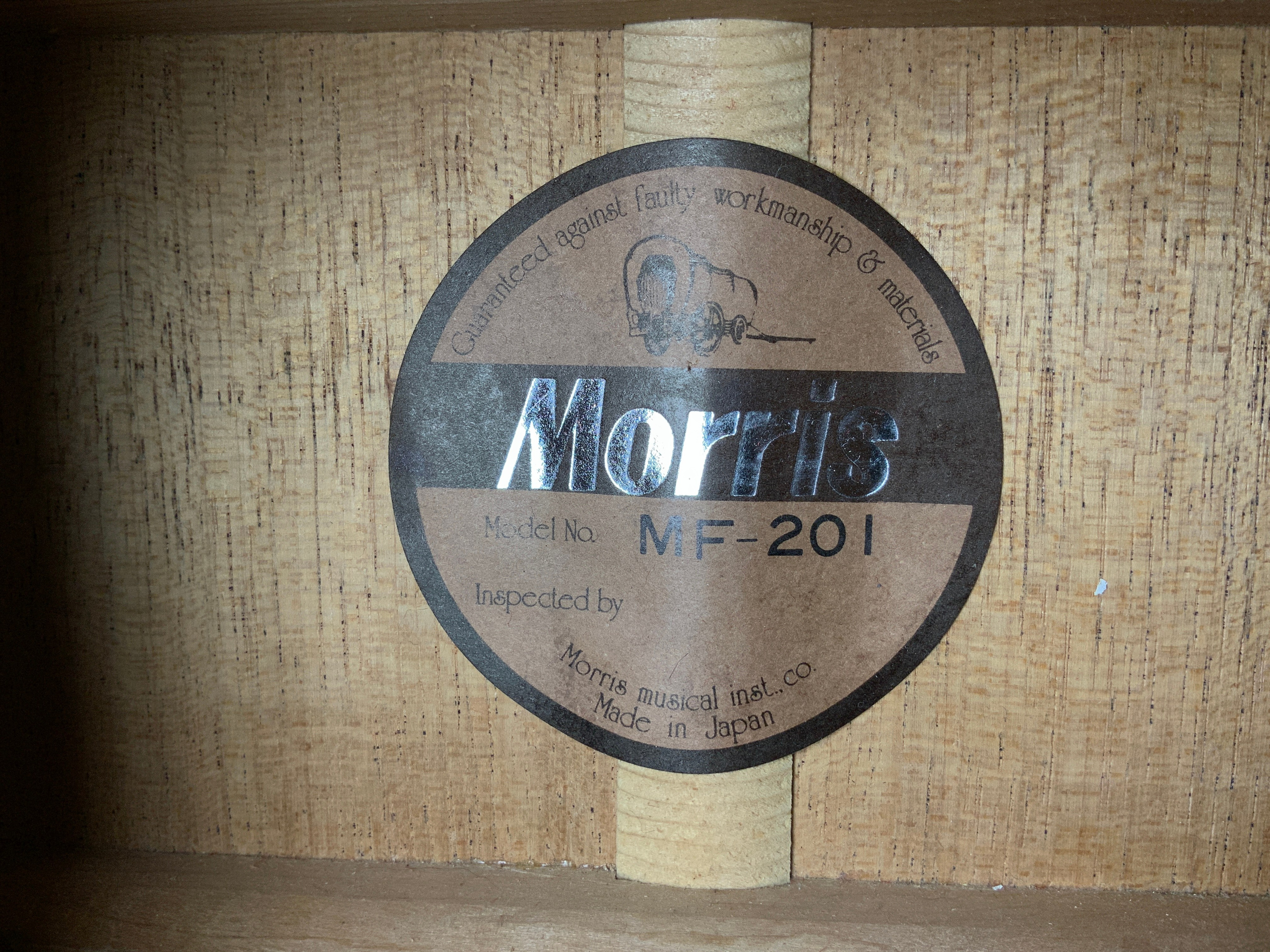 Morris MF-201 Folk Guitar Made in Japan