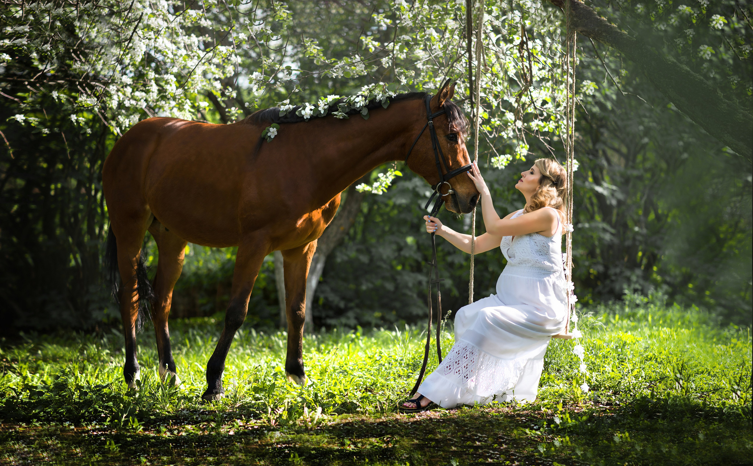 Беременность. Конный фотограф в Саратове Юлия Иванова