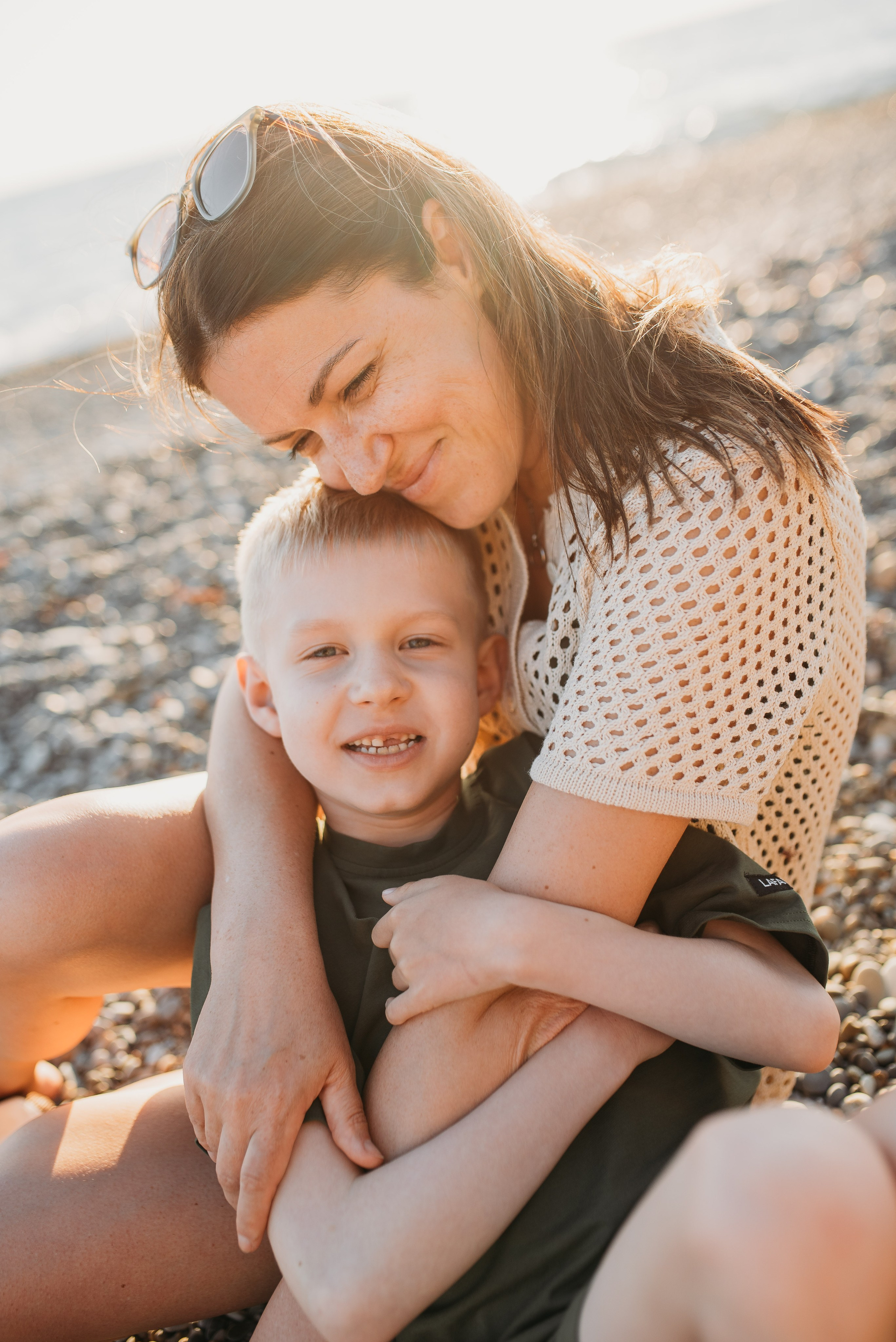 Семейная фотосессия на пляже Сочи Сириус Лазаревская. Фотограф в Сочи — Маргарита Поганова