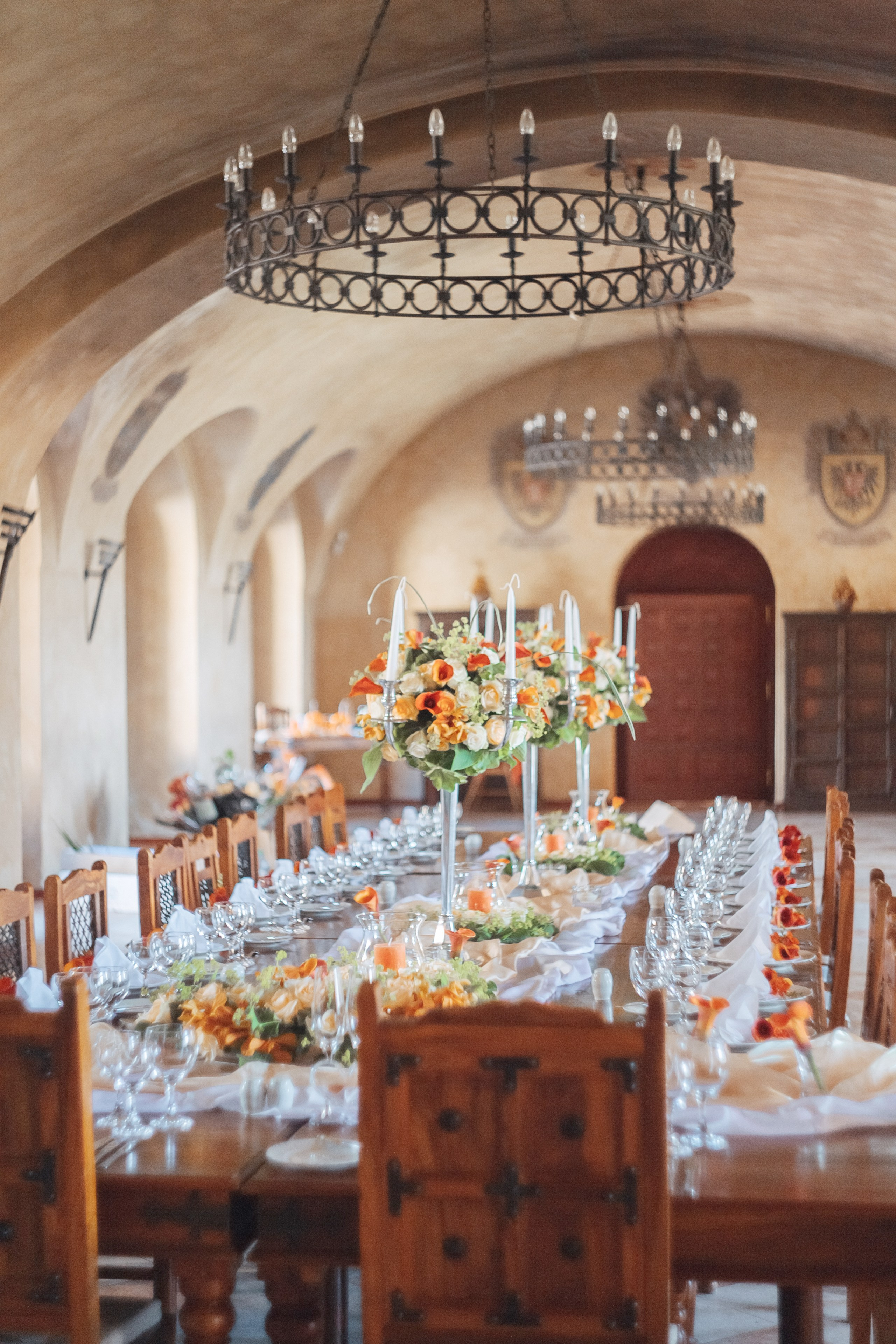 свадьба в замке