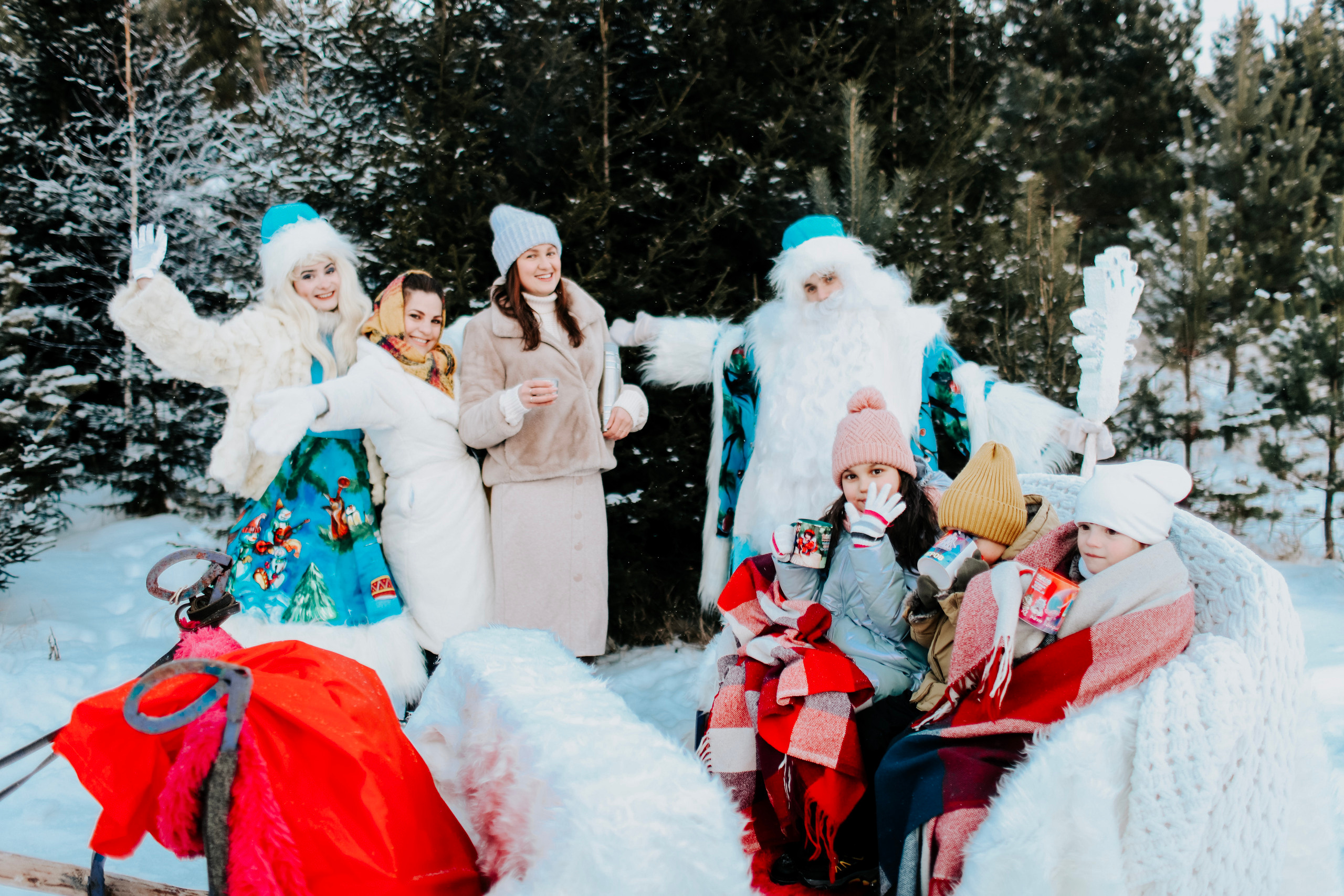 В гостях у Деда Мороза. Фотограф Томск Скавронский Даниил