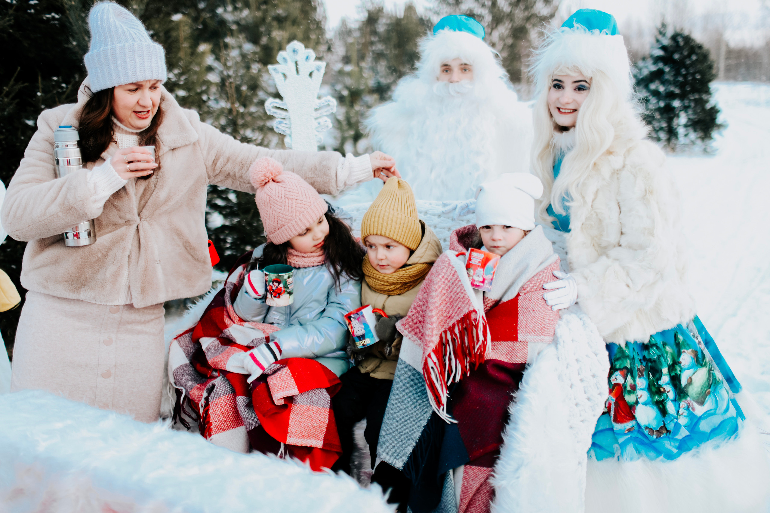 В гостях у Деда Мороза. Фотограф Томск Скавронский Даниил