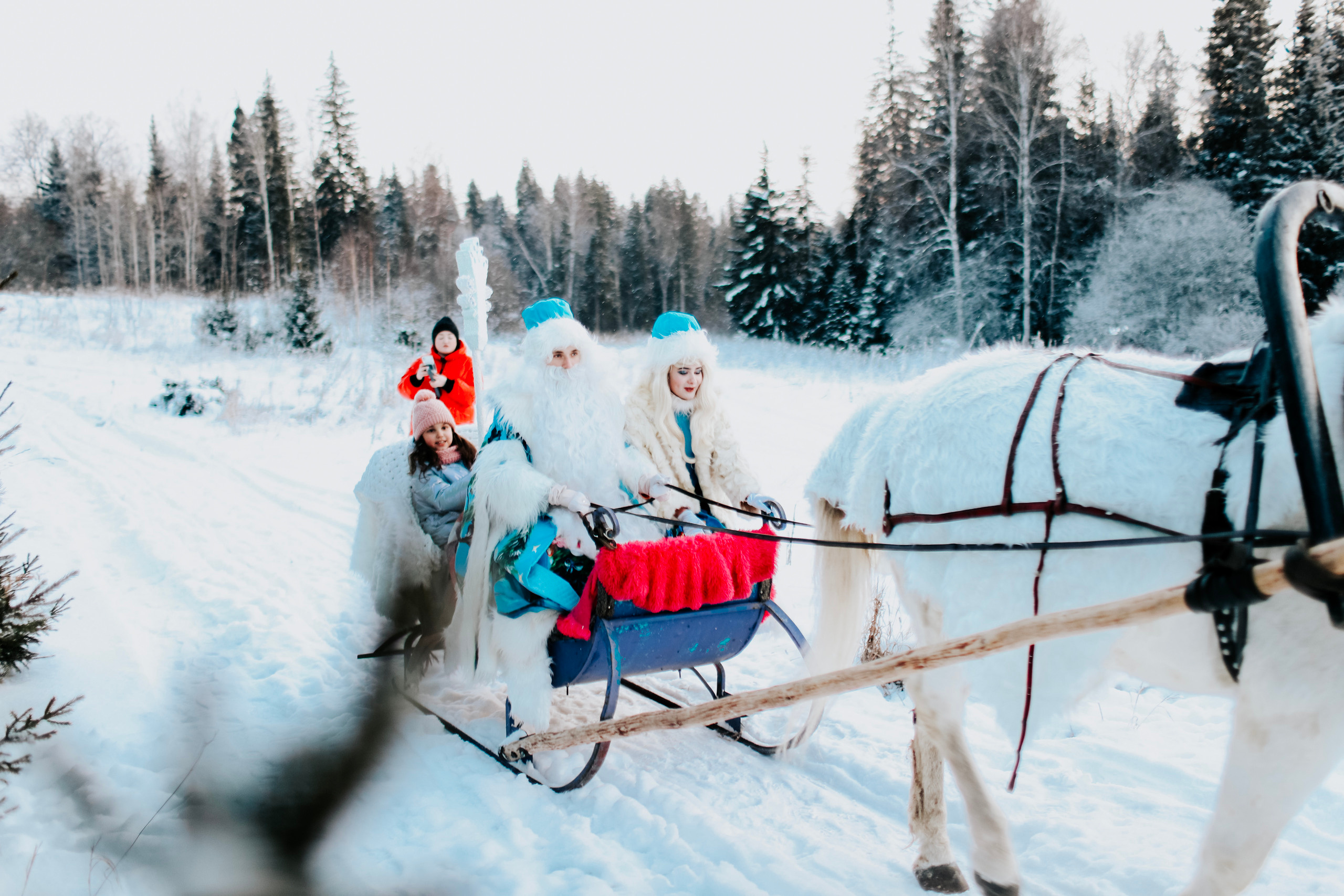 В гостях у Деда Мороза. Фотограф Томск Скавронский Даниил