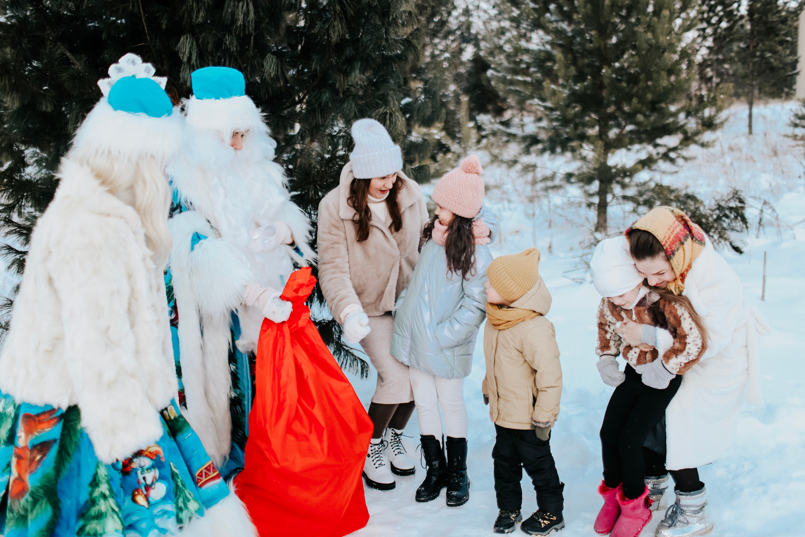 В гостях у Деда Мороза. Фотограф Томск Скавронский Даниил