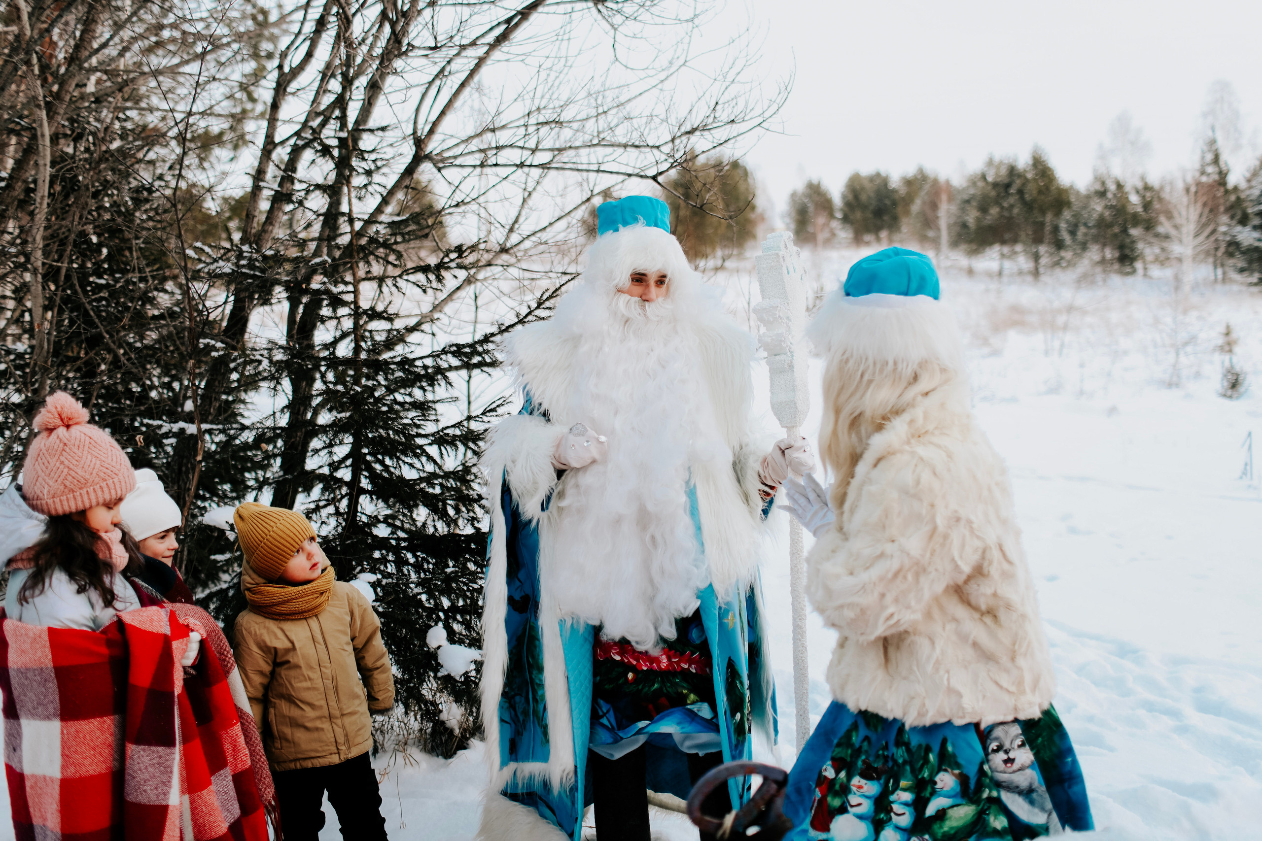В гостях у Деда Мороза. Фотограф Томск Скавронский Даниил
