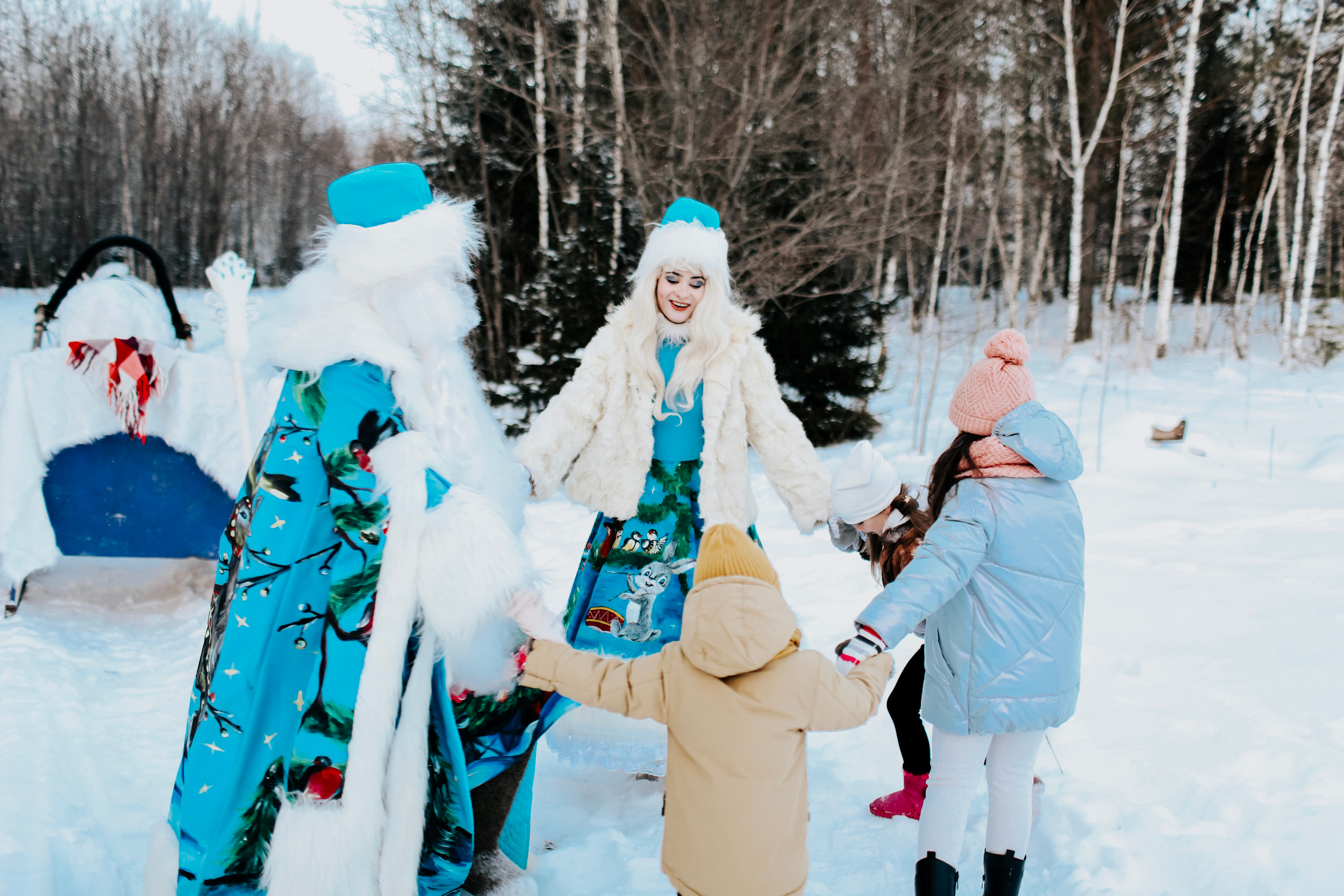 В гостях у Деда Мороза. Фотограф Томск Скавронский Даниил