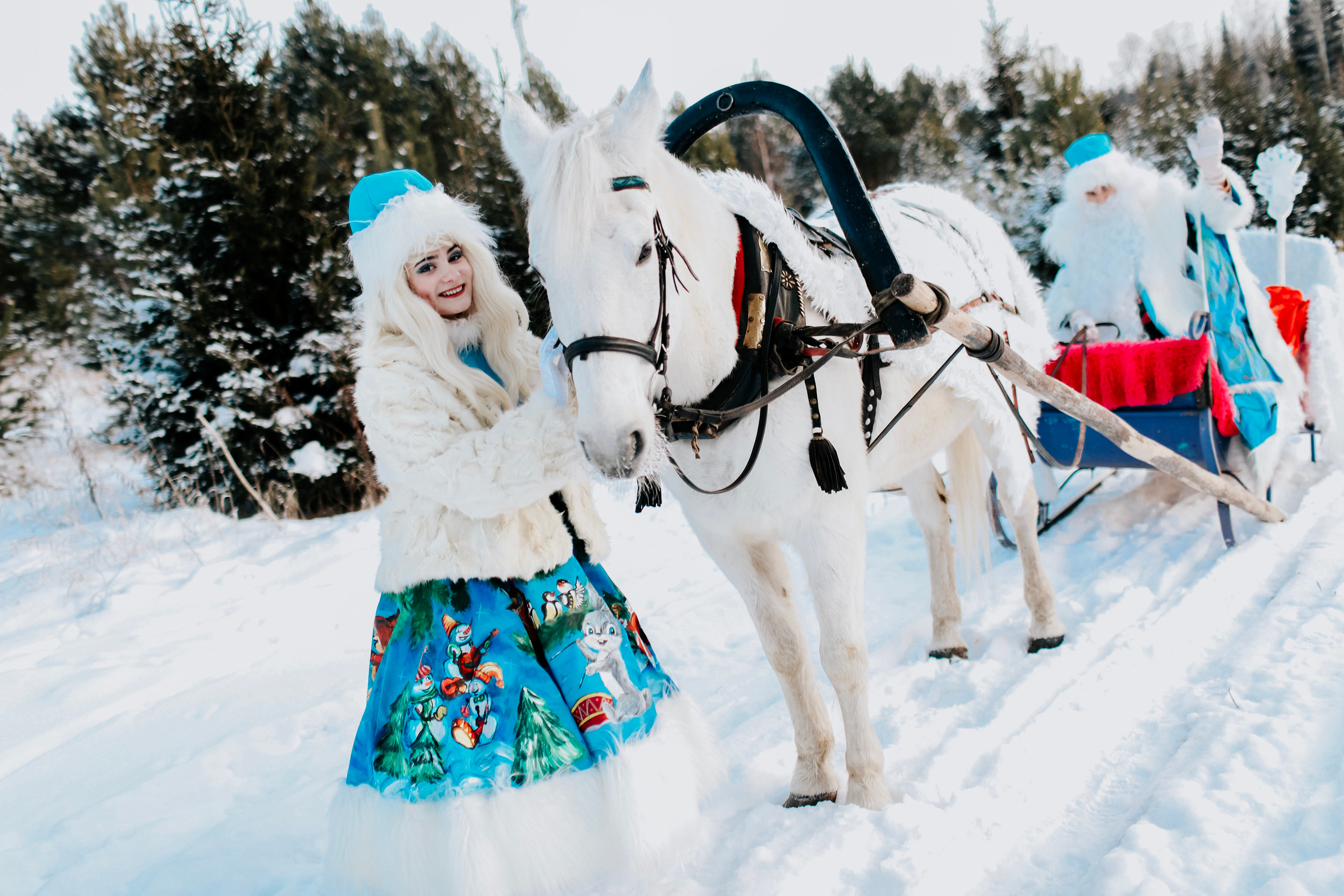 В гостях у Деда Мороза. Фотограф Томск Скавронский Даниил