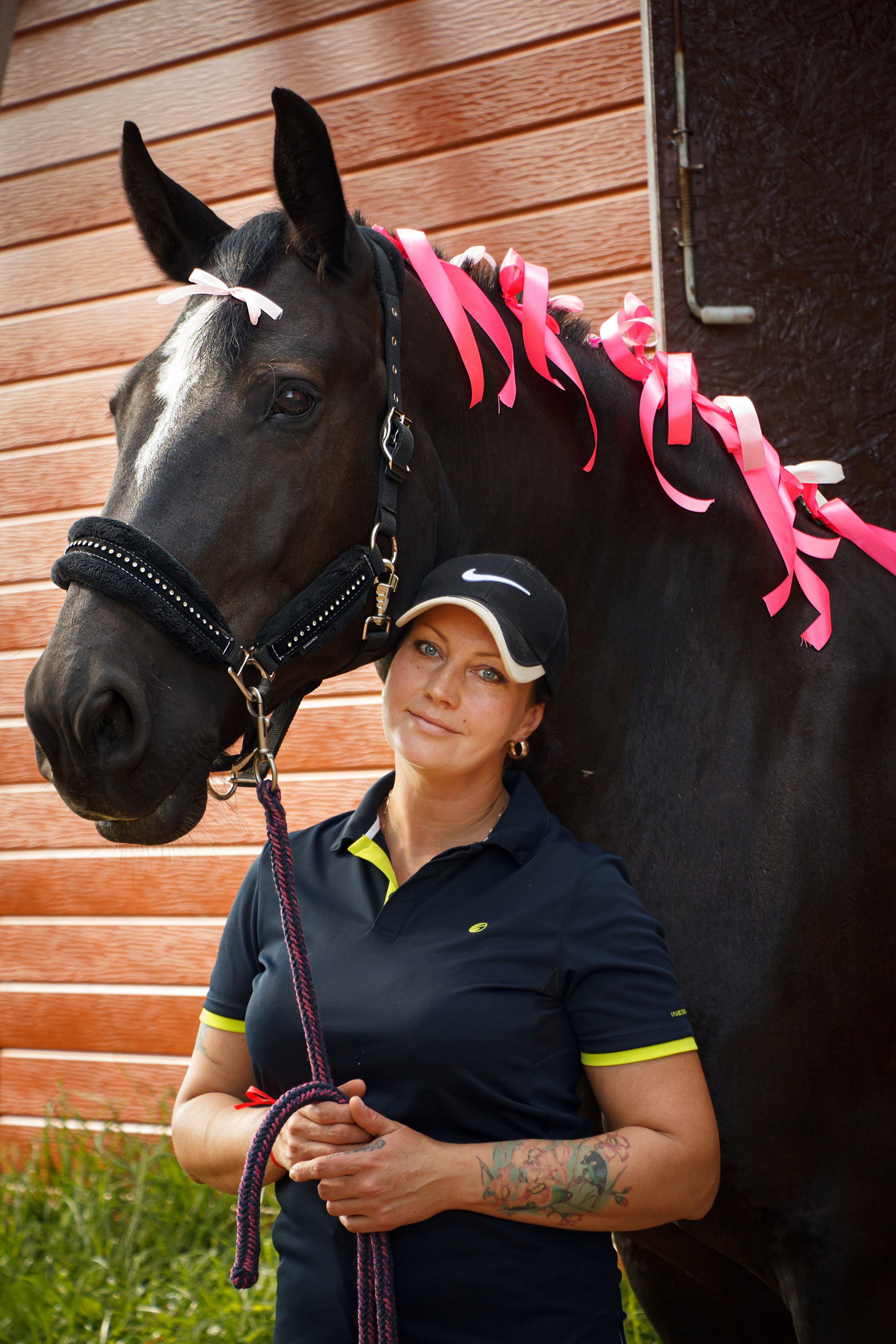 Анна и ее главная лошадь. Фотограф в Москве Юлия Карпова