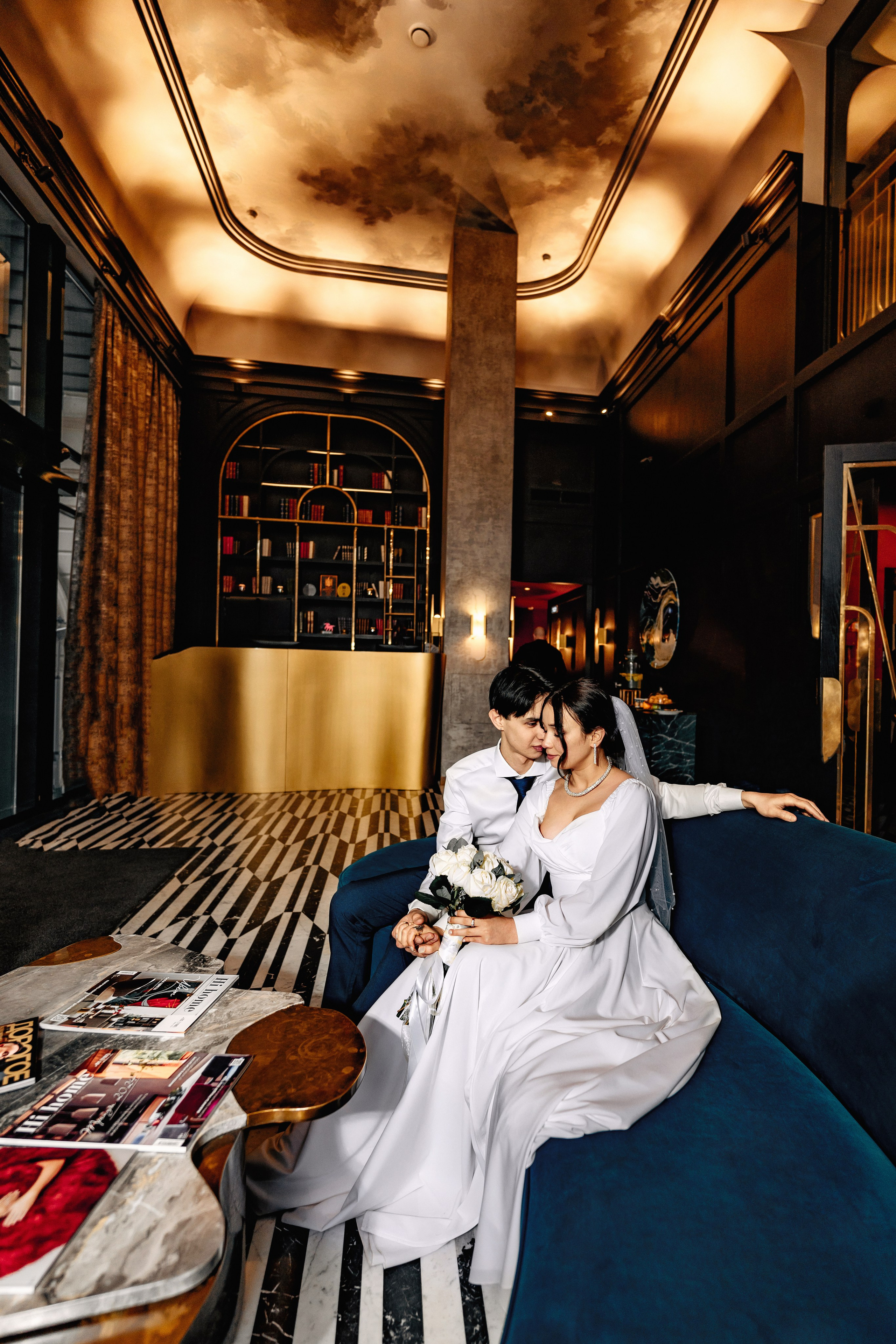 Свадебная красивая фотосессия