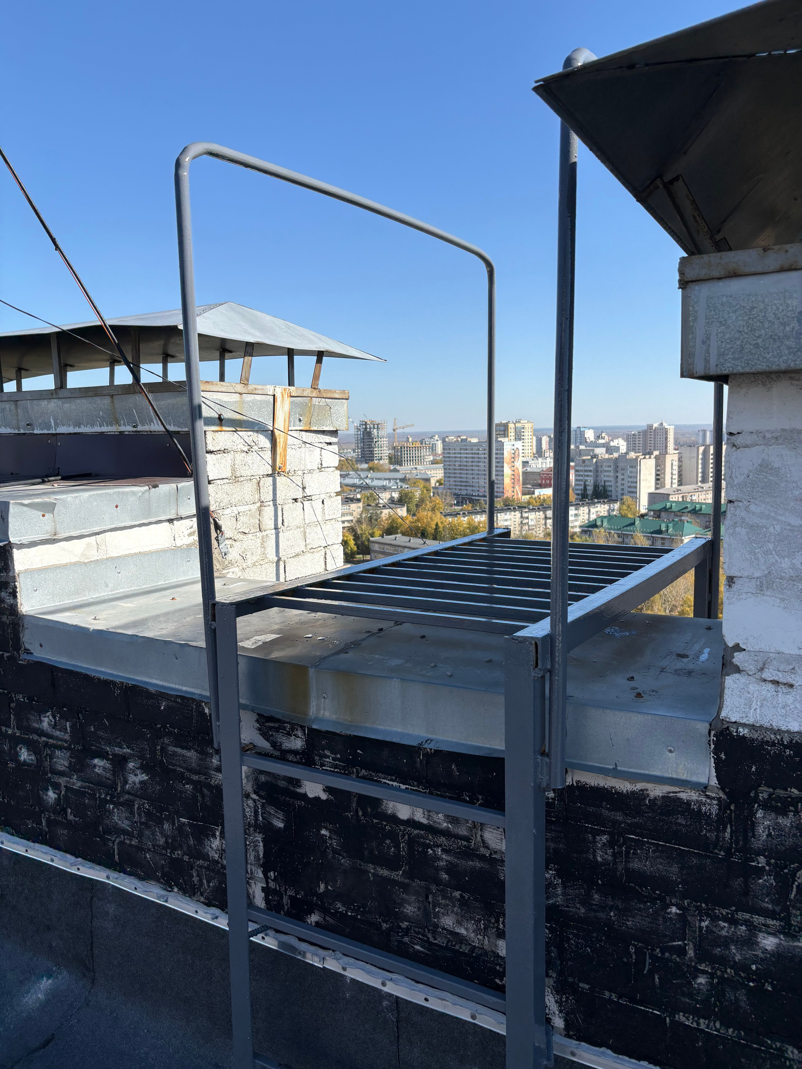 ТСЖ Строителей 33 Монтаж наплавляемой кровли