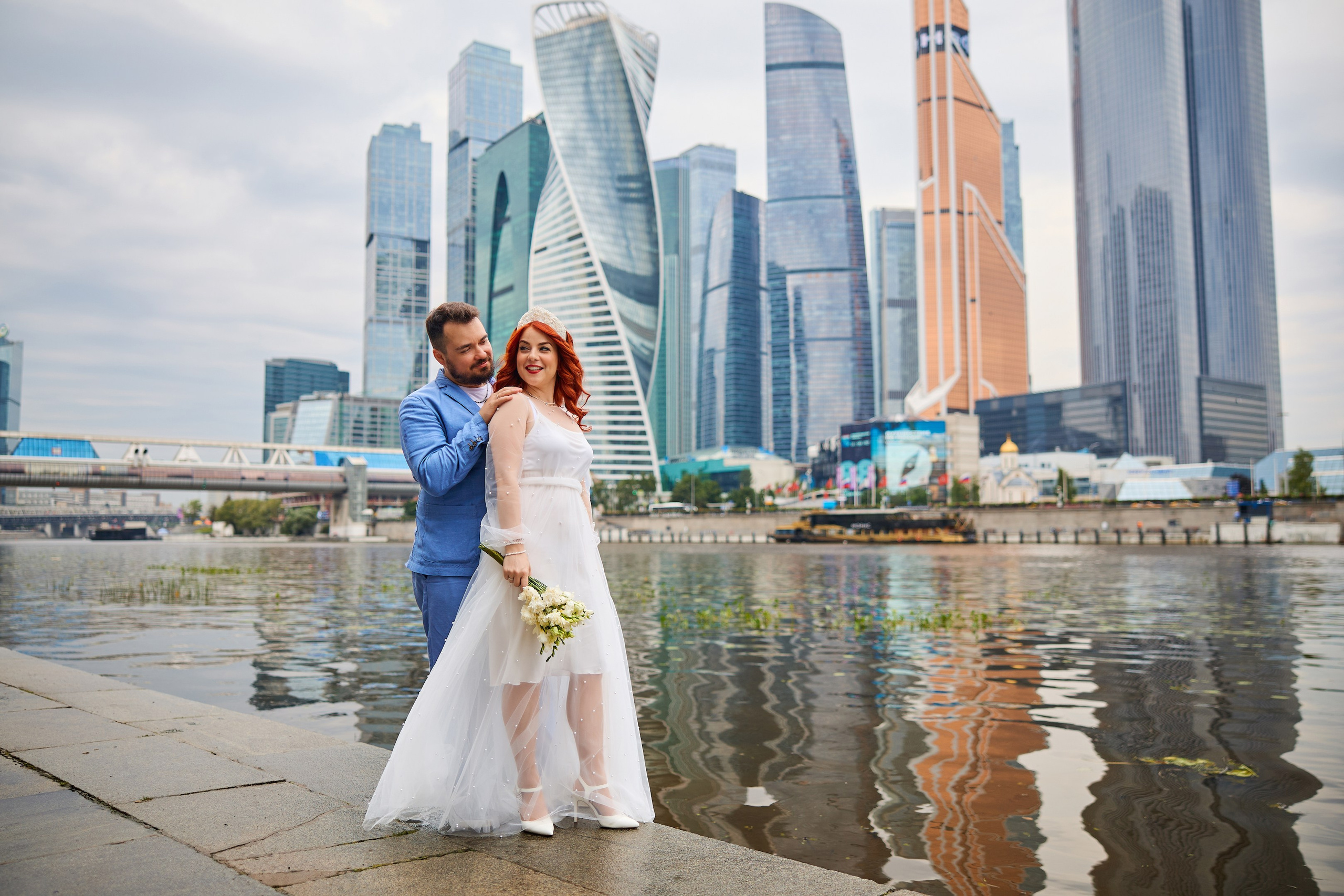 Свадебная фотосессия летом. Свадебный фотограф Сергей Колбинский