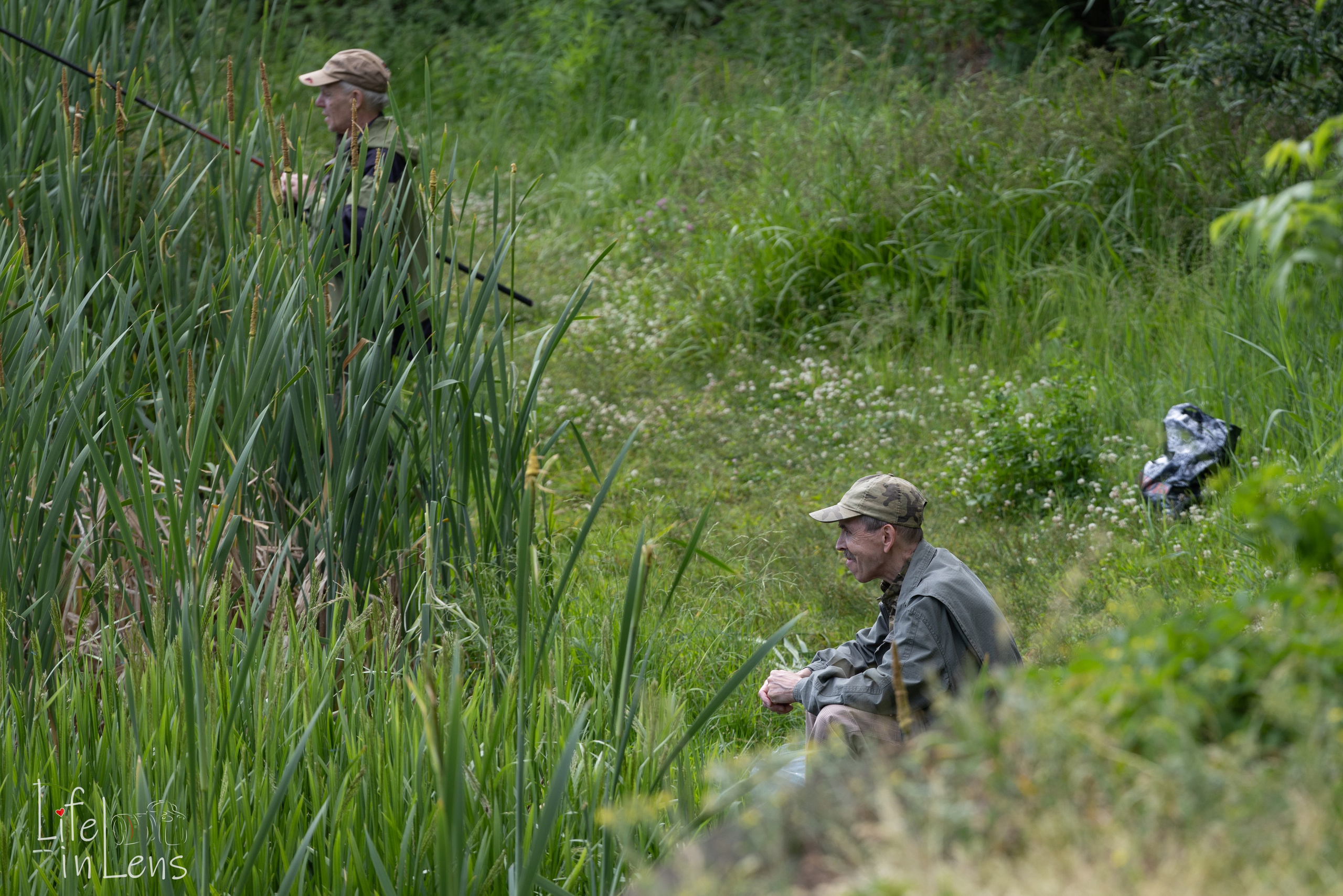 Парк Кузьминки. Фотограф, получающий удовольствие от своей работы