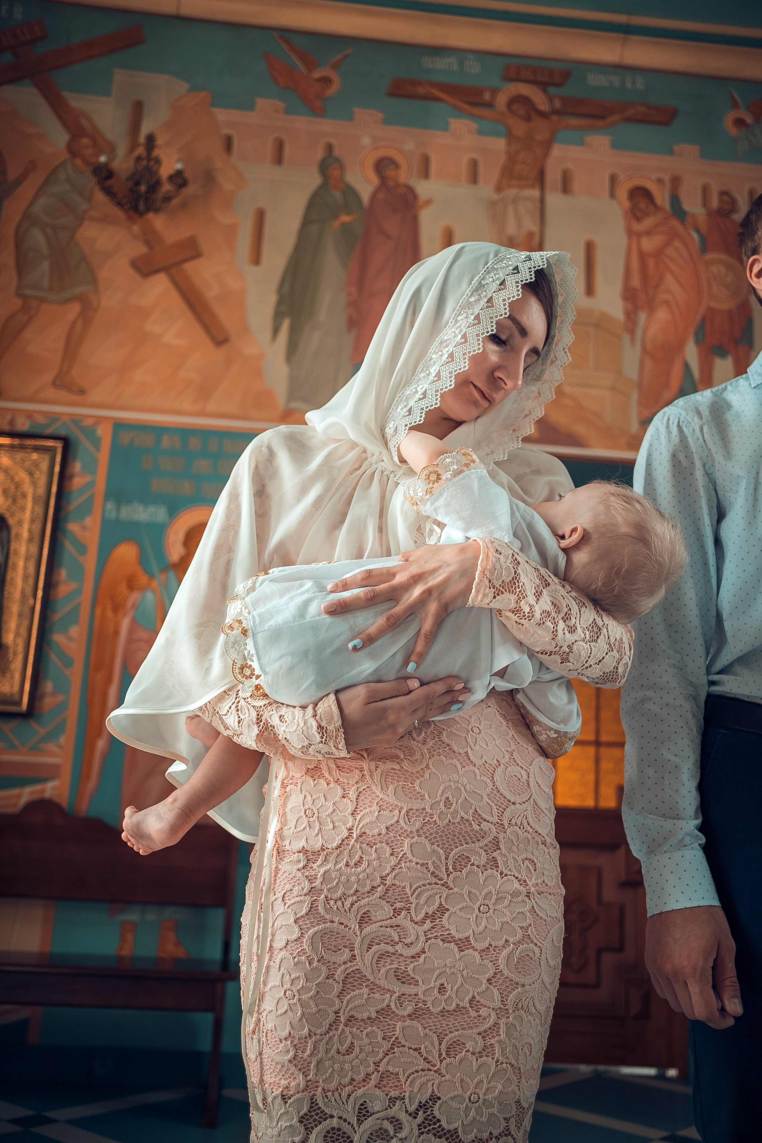 Крещение Марка Введенская церковь Сосновоборск. Фотограф на Крещение и Венчание в Красноярске Рамазанова Юлия