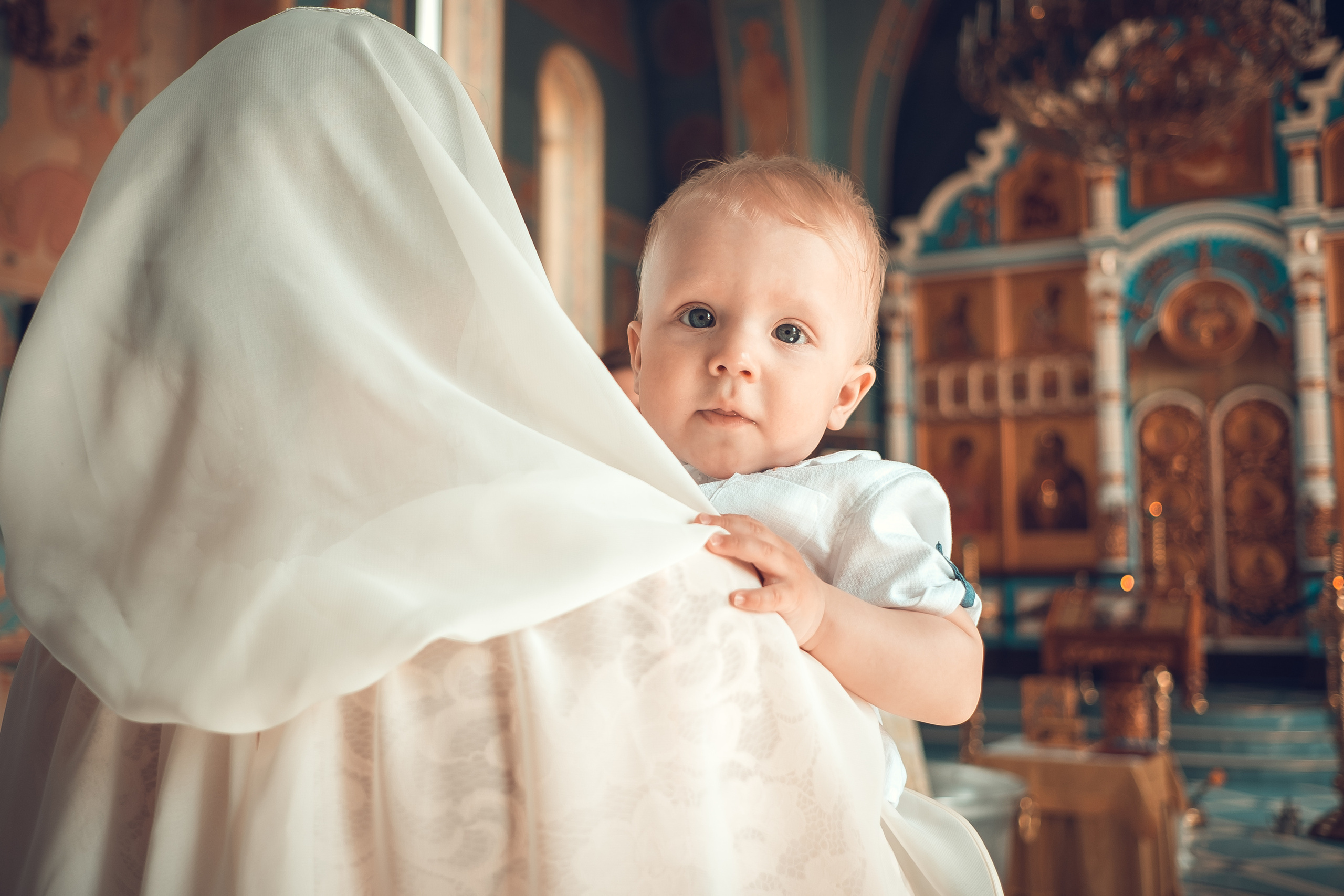 Крещение Марка Введенская церковь Сосновоборск. Фотограф на Крещение и Венчание в Красноярске Рамазанова Юлия