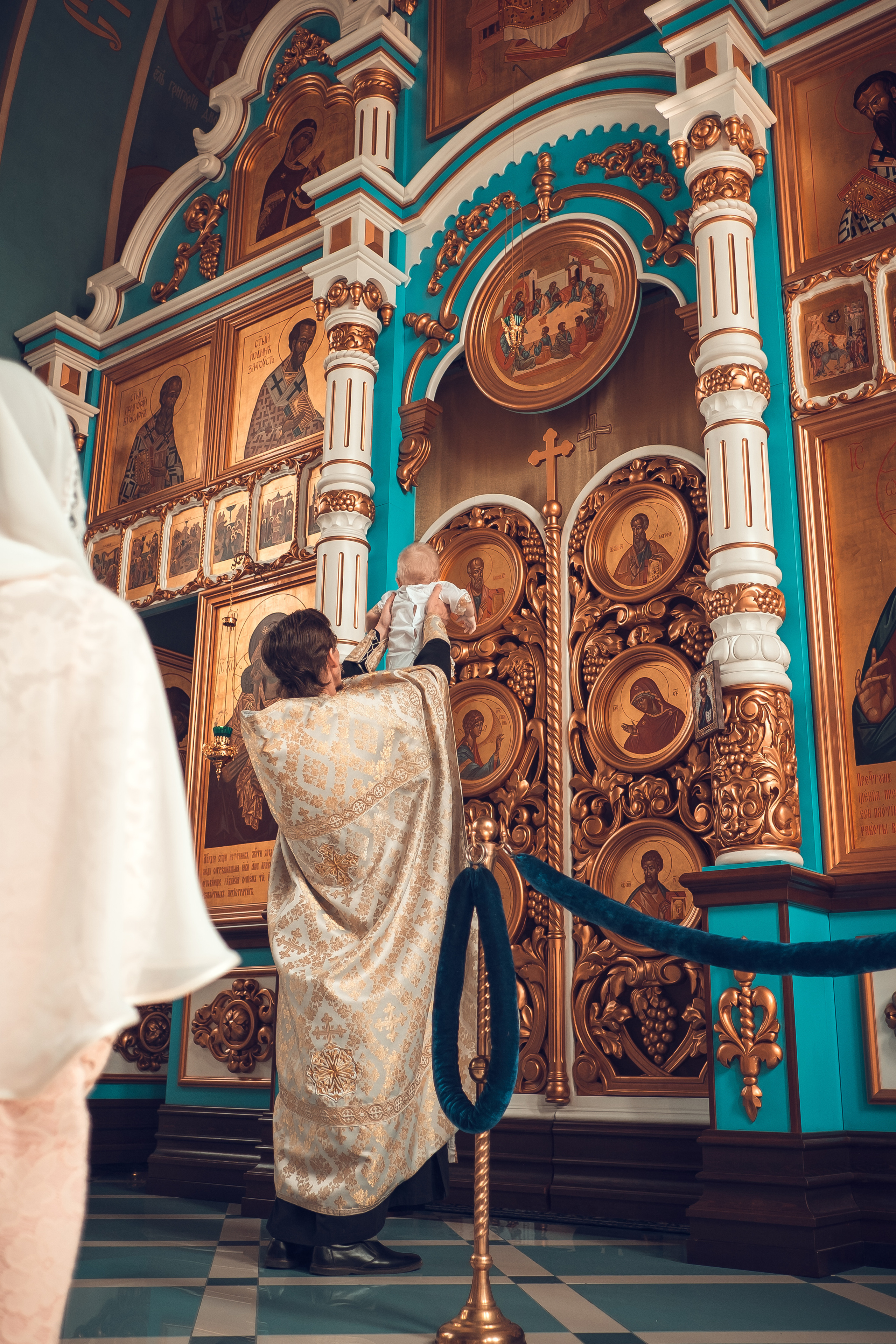 Крещение Марка Введенская церковь Сосновоборск. Фотограф на Крещение и Венчание в Красноярске Рамазанова Юлия