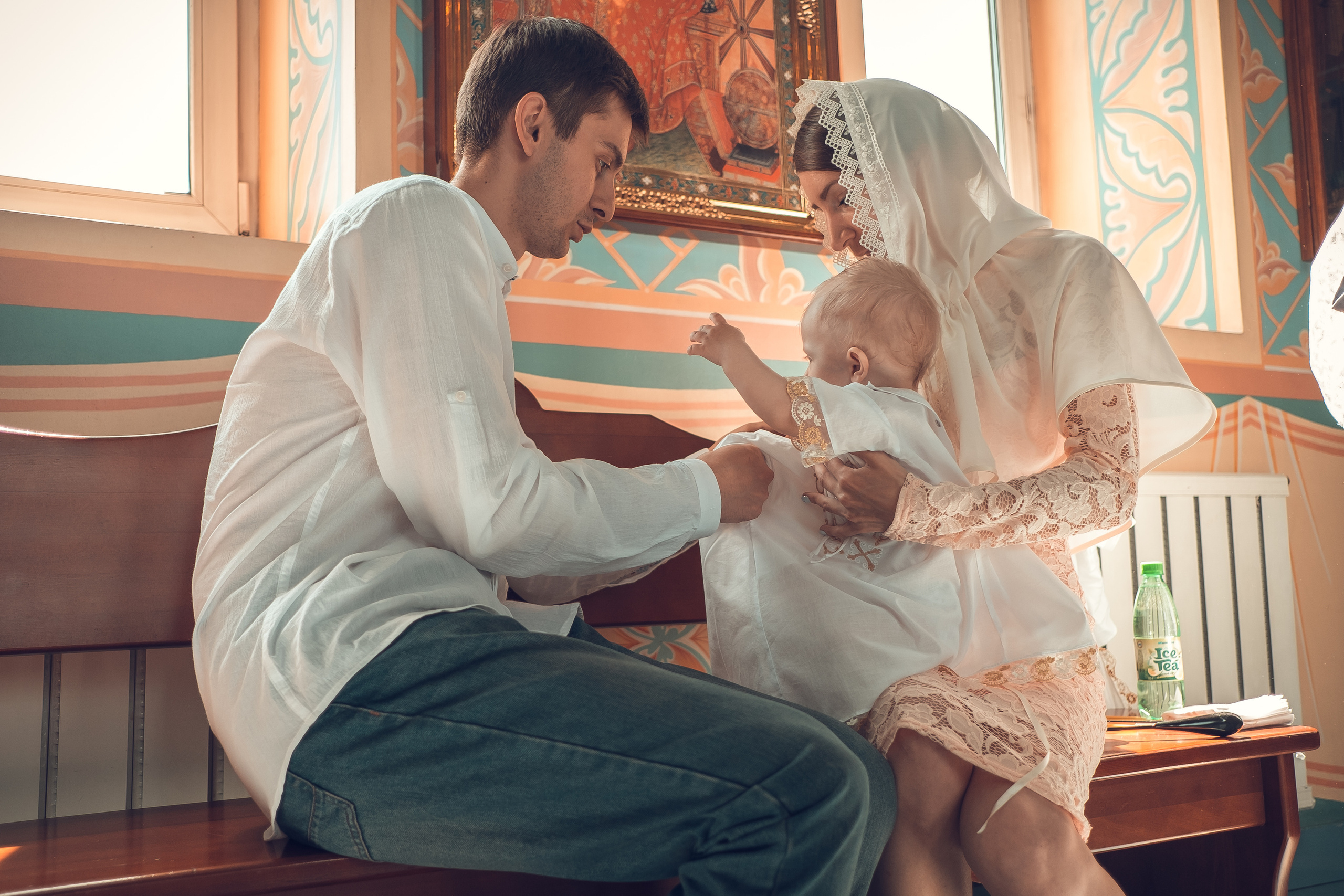 Крещение Марка Введенская церковь Сосновоборск. Фотограф на Крещение и Венчание в Красноярске Рамазанова Юлия