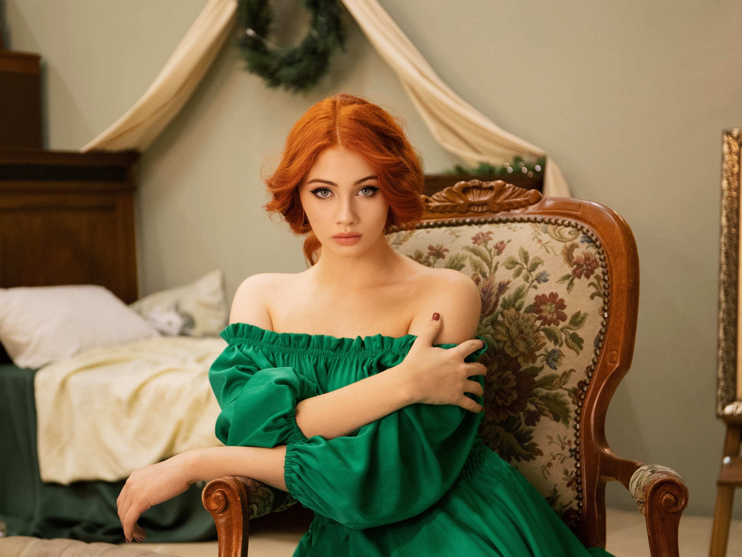 Подруги Новогодняя съемка в студии. Свадебный и семейный фотограф в Москве Мила Широких