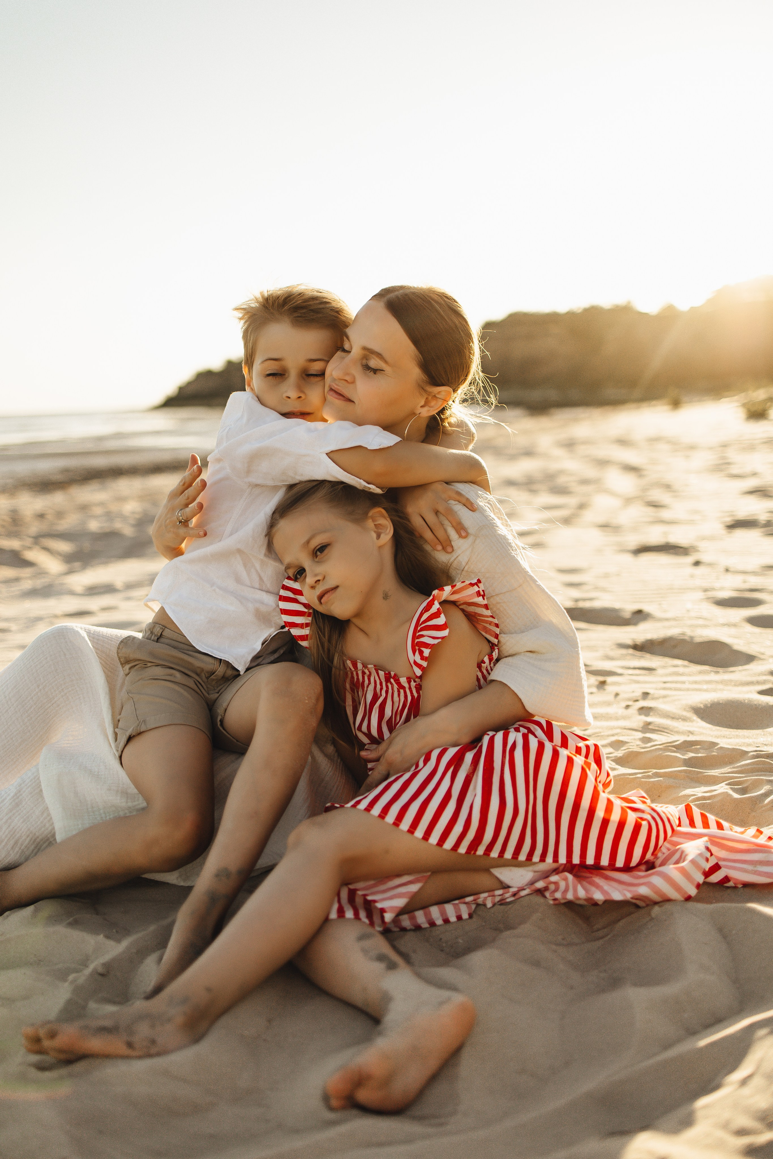 Летняя история на берегу. Семейный и детский фотограф, таганрог, ростов-на-дону