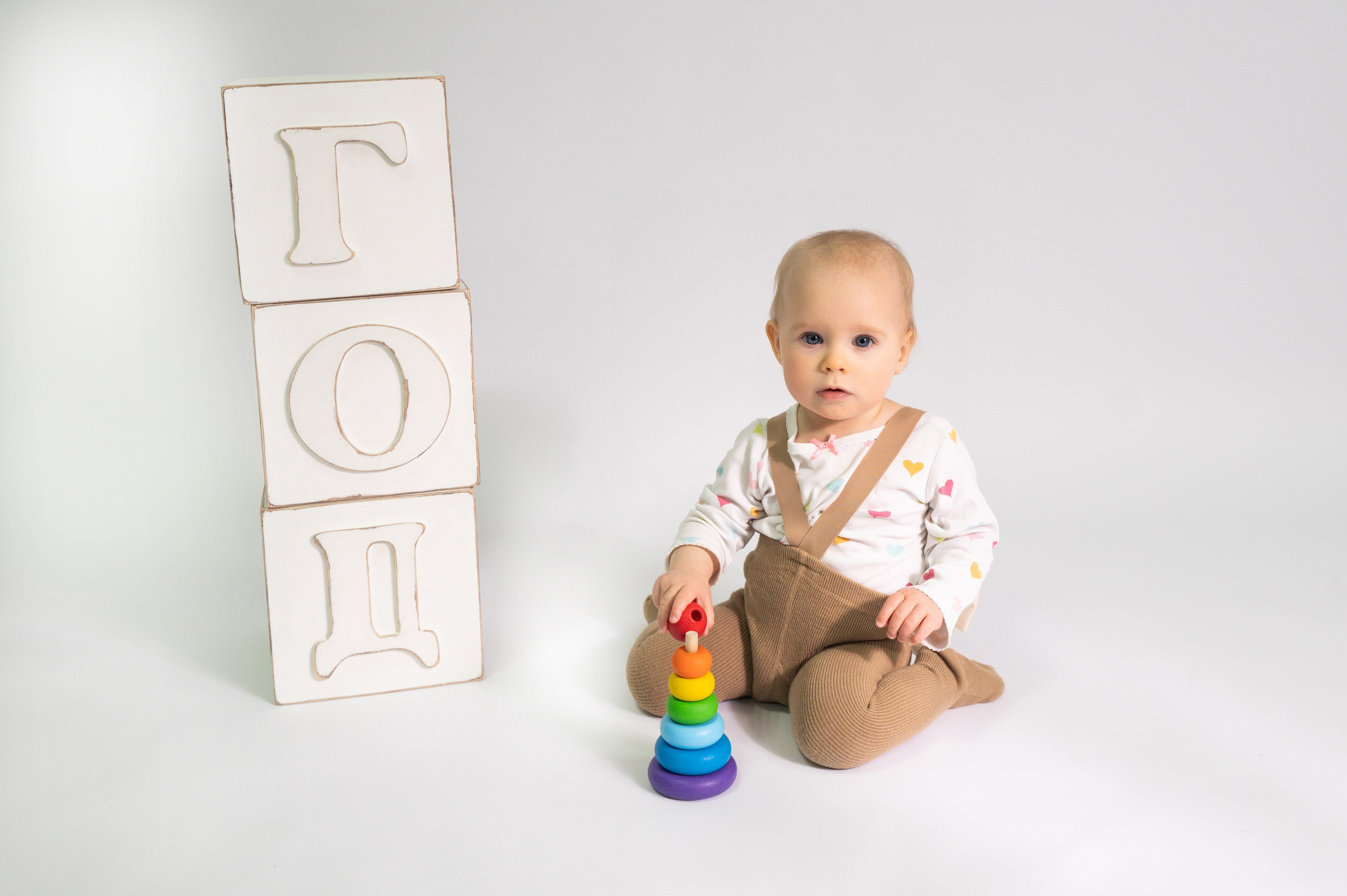 Годовасие в студии. Семейный фотограф в Москве Ольга Барсукова