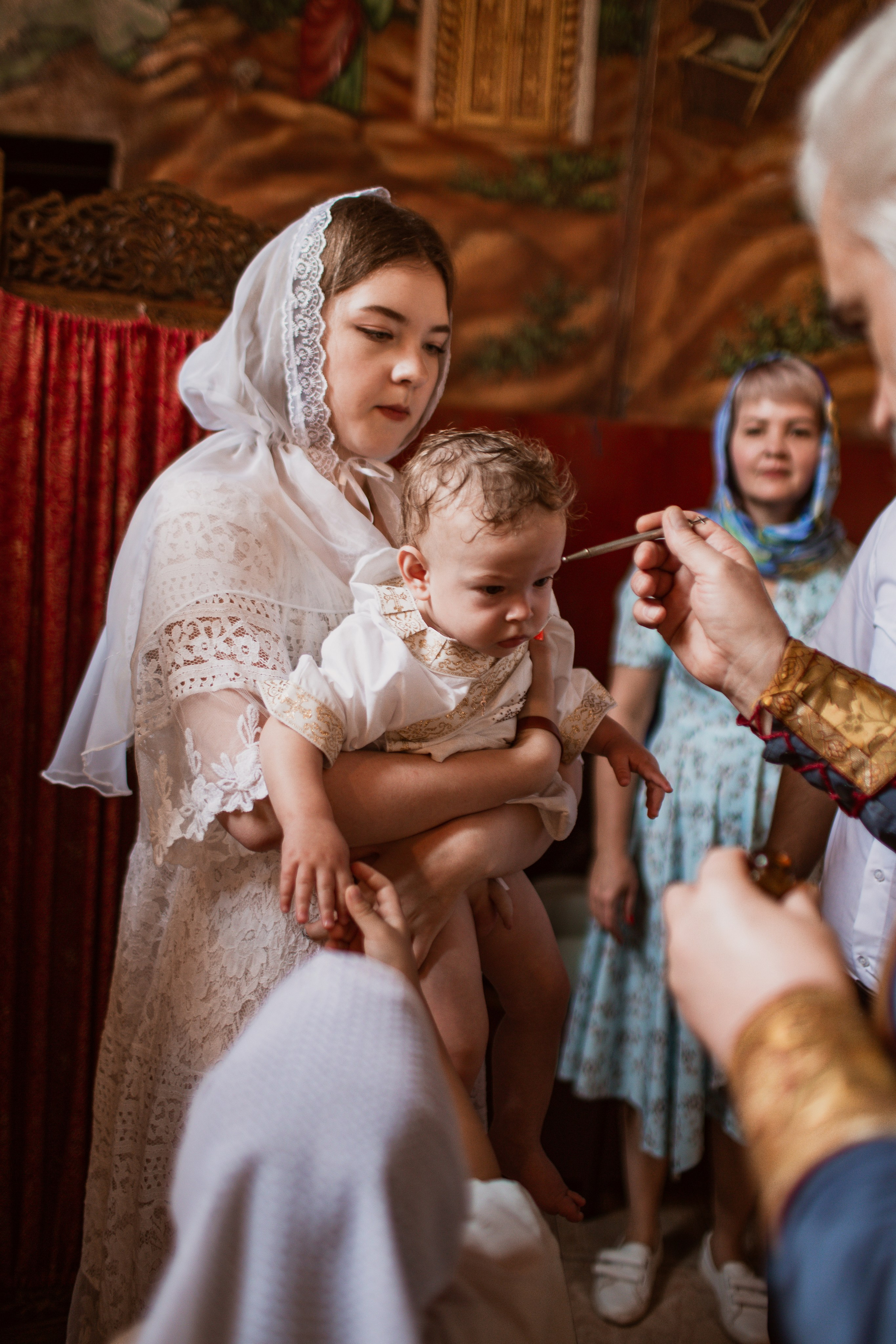 Крещение Мирона Боголюбский Храм г. Пушкино. Свадебный и Семейный фотограф в Москве Александра Вайпер