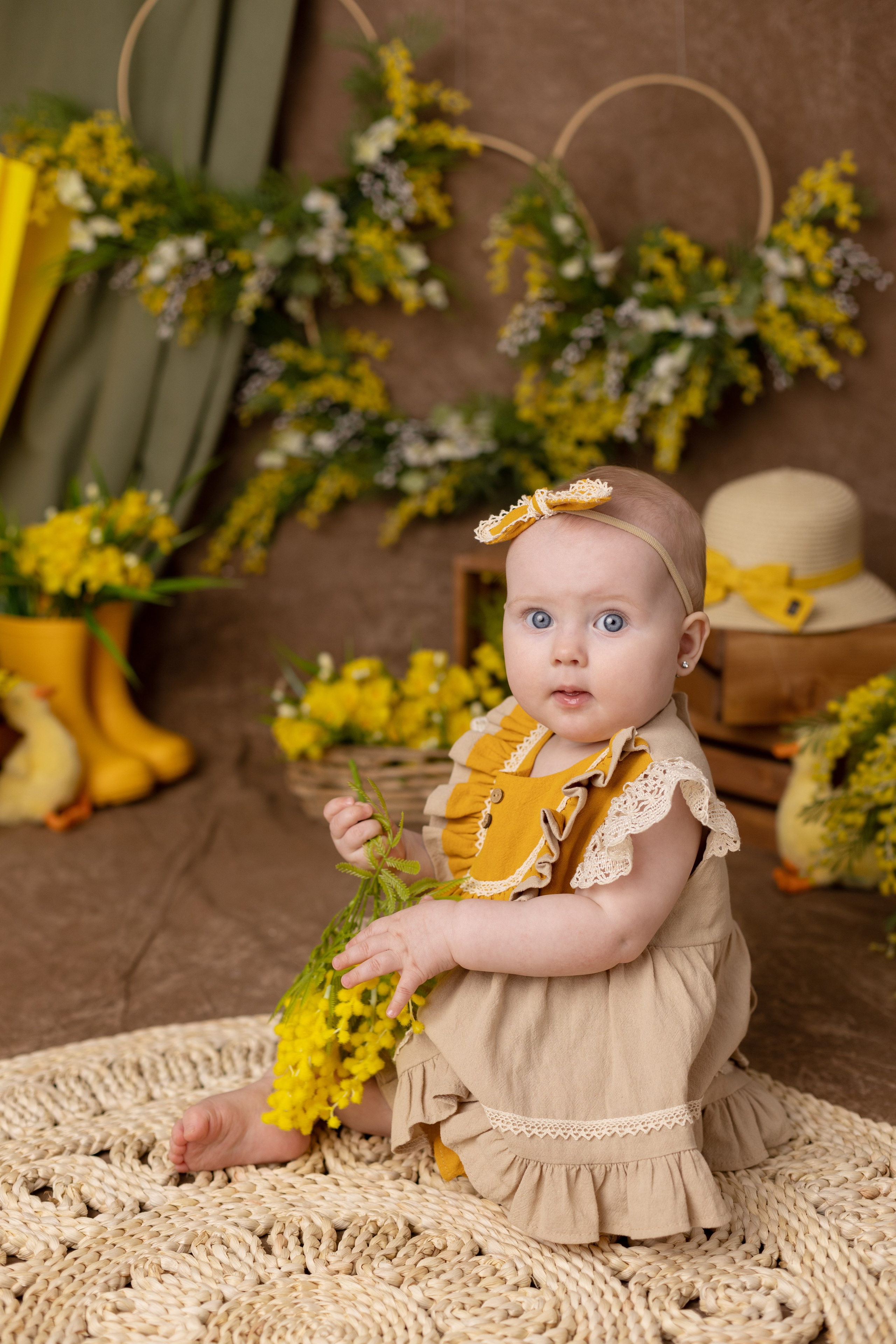 Весенний фотопроект для детей с рождения до года. Фотограф новорожденных, детский фотограф в г. Оренбурге Екатерина Козлова