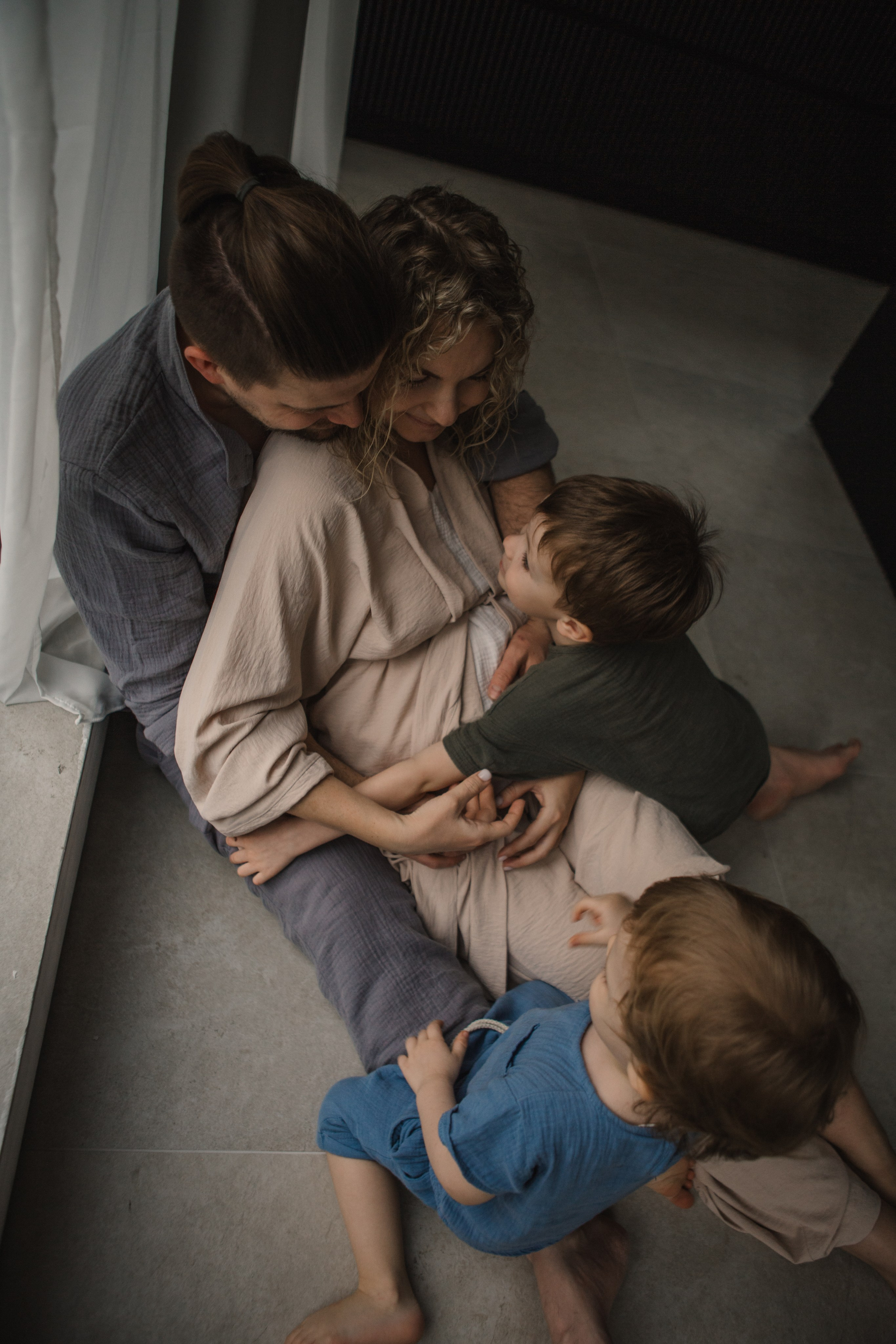 Dasha + 1. Portrait, family and pet photographer in Cyprus, Ksenia Bourdelle