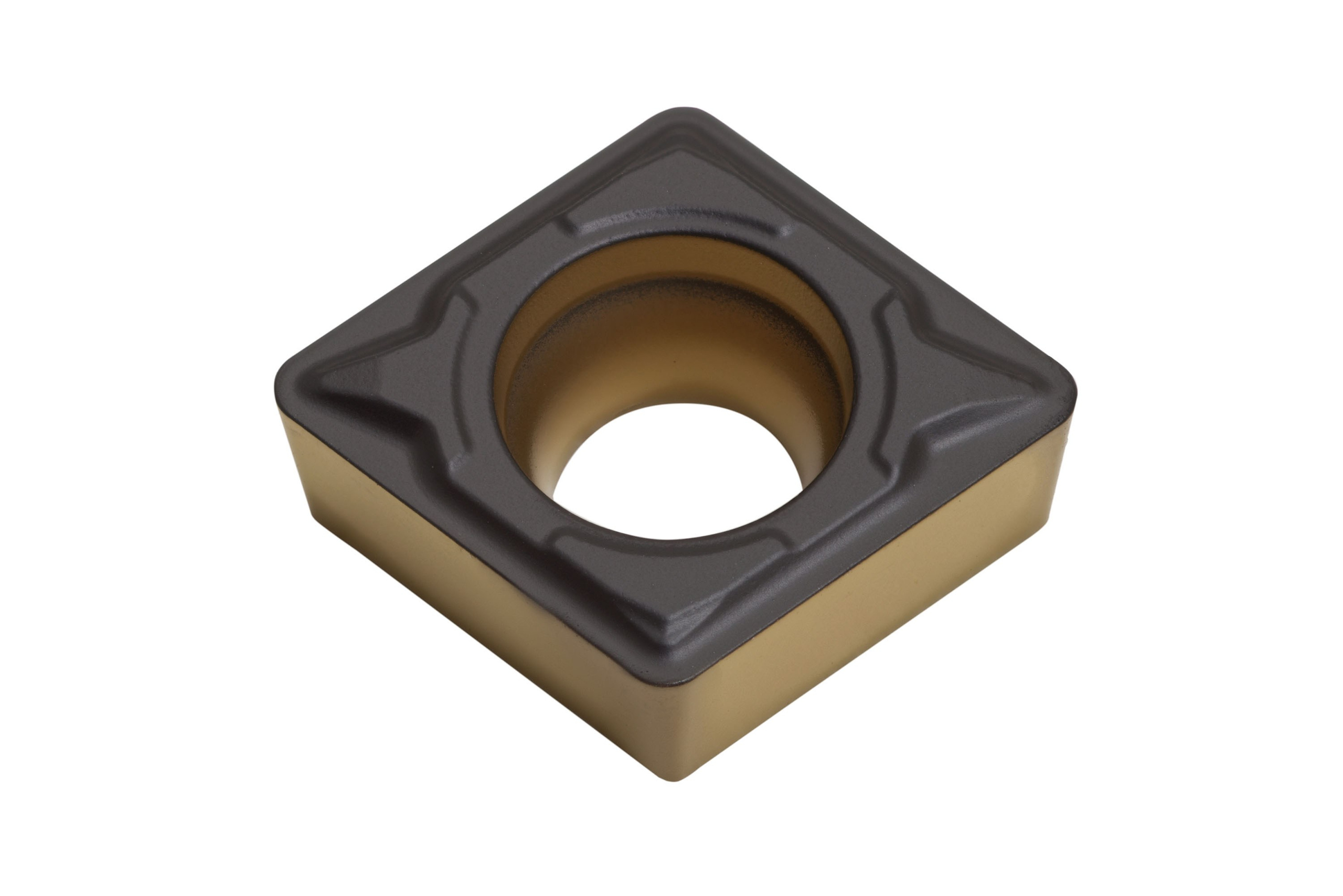 Макрофото ромбической пластины для токарной обработки