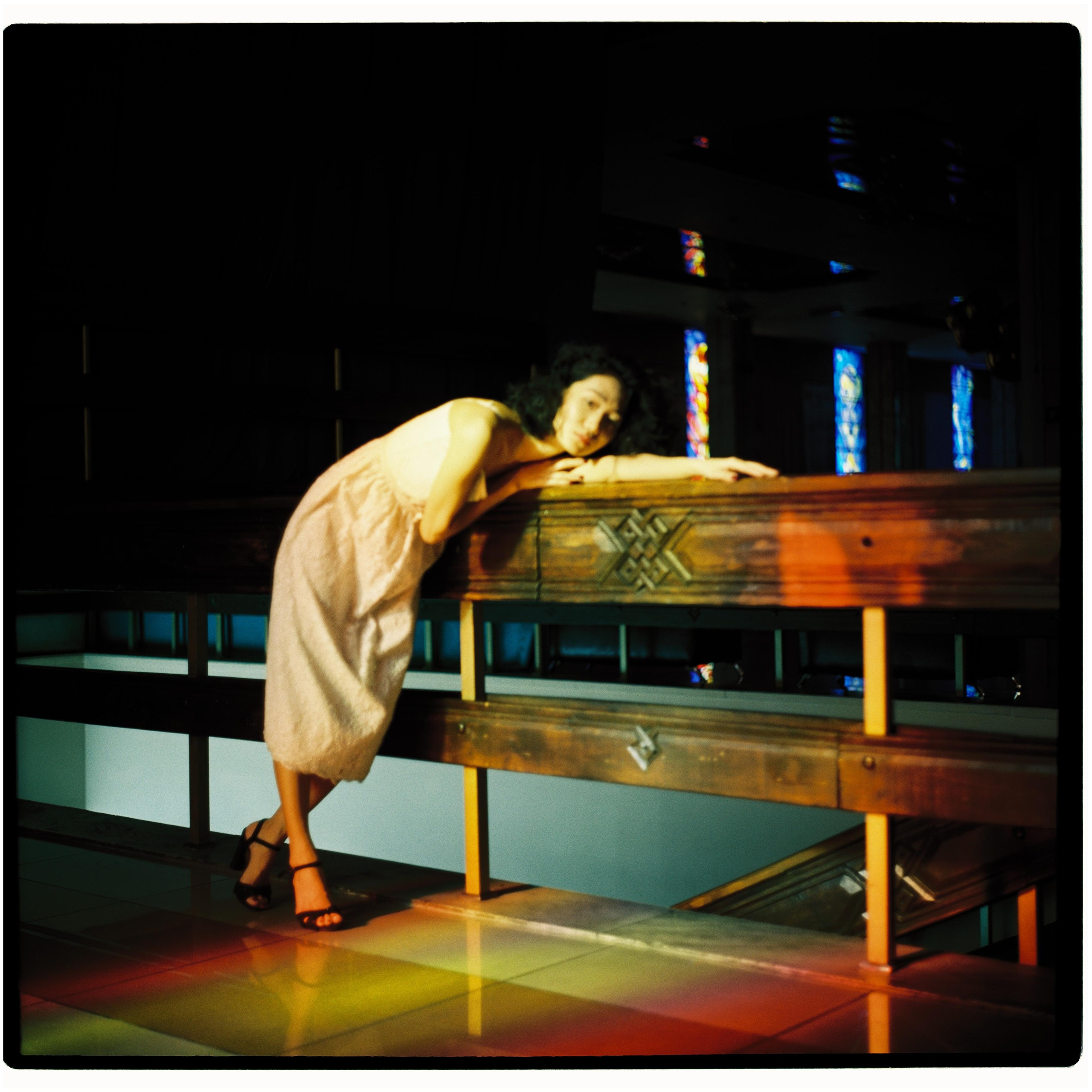 Эдита (пленка 120 тип, Kodak Portra400) / Edita (film 120 Kodak Portra400). Фотограф Айдын Седип в Кызыле