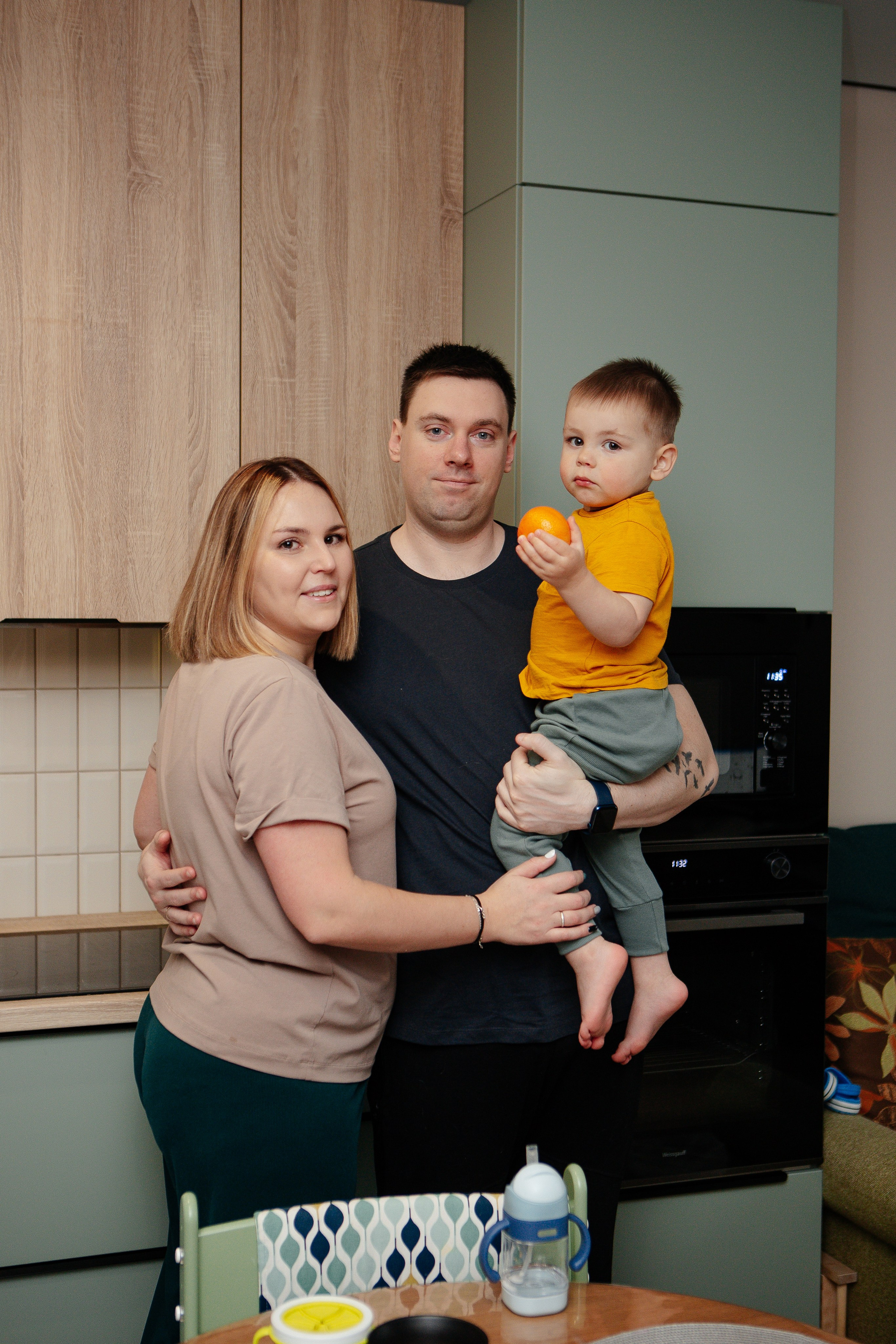 Роман и его семья. Семейный и детский фотограф в Москве Александра Мак