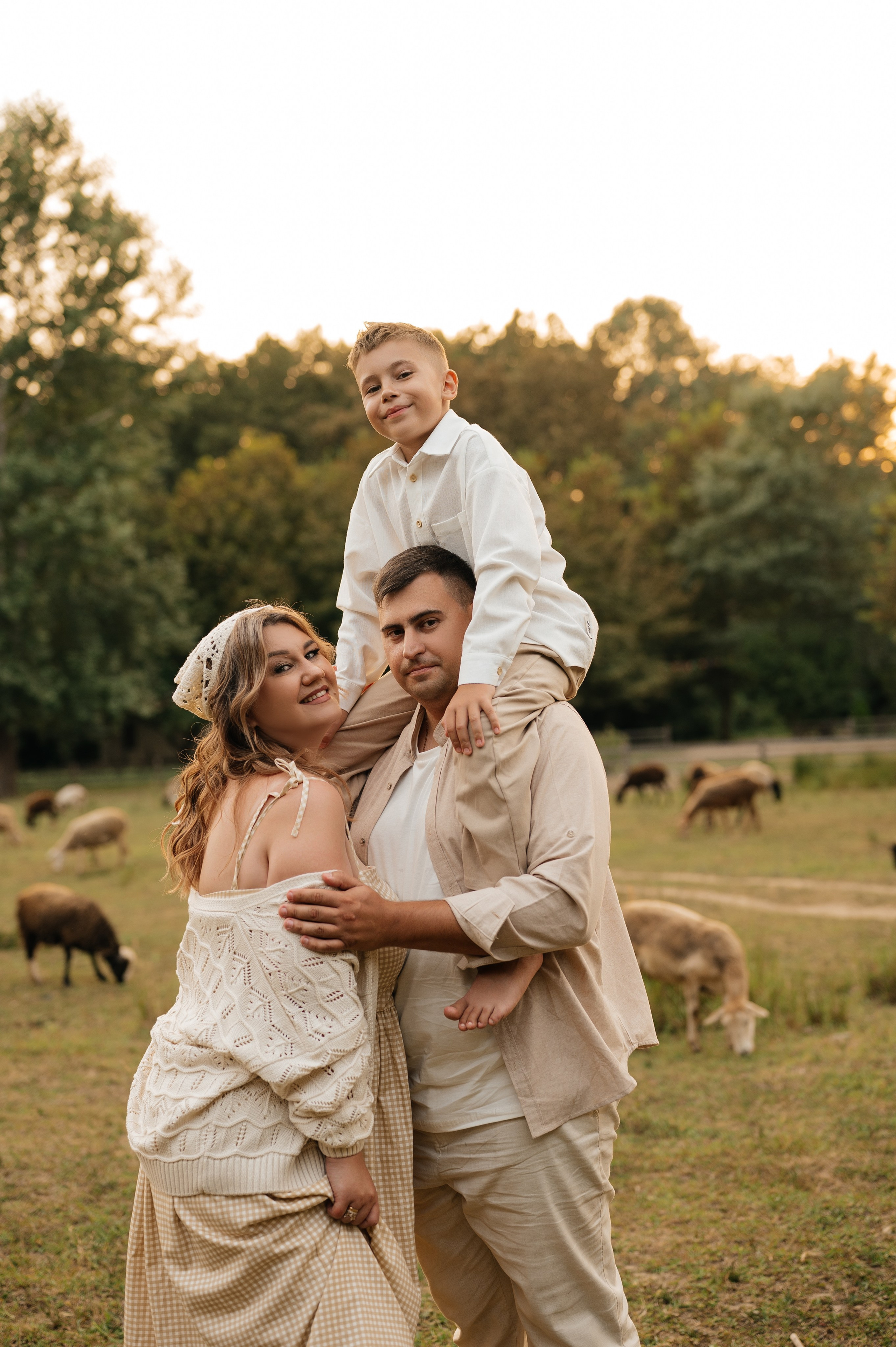 Семейная фотосессия на ферме. Свадебный и семейный фотограф в Краснодаре Алина Мельник