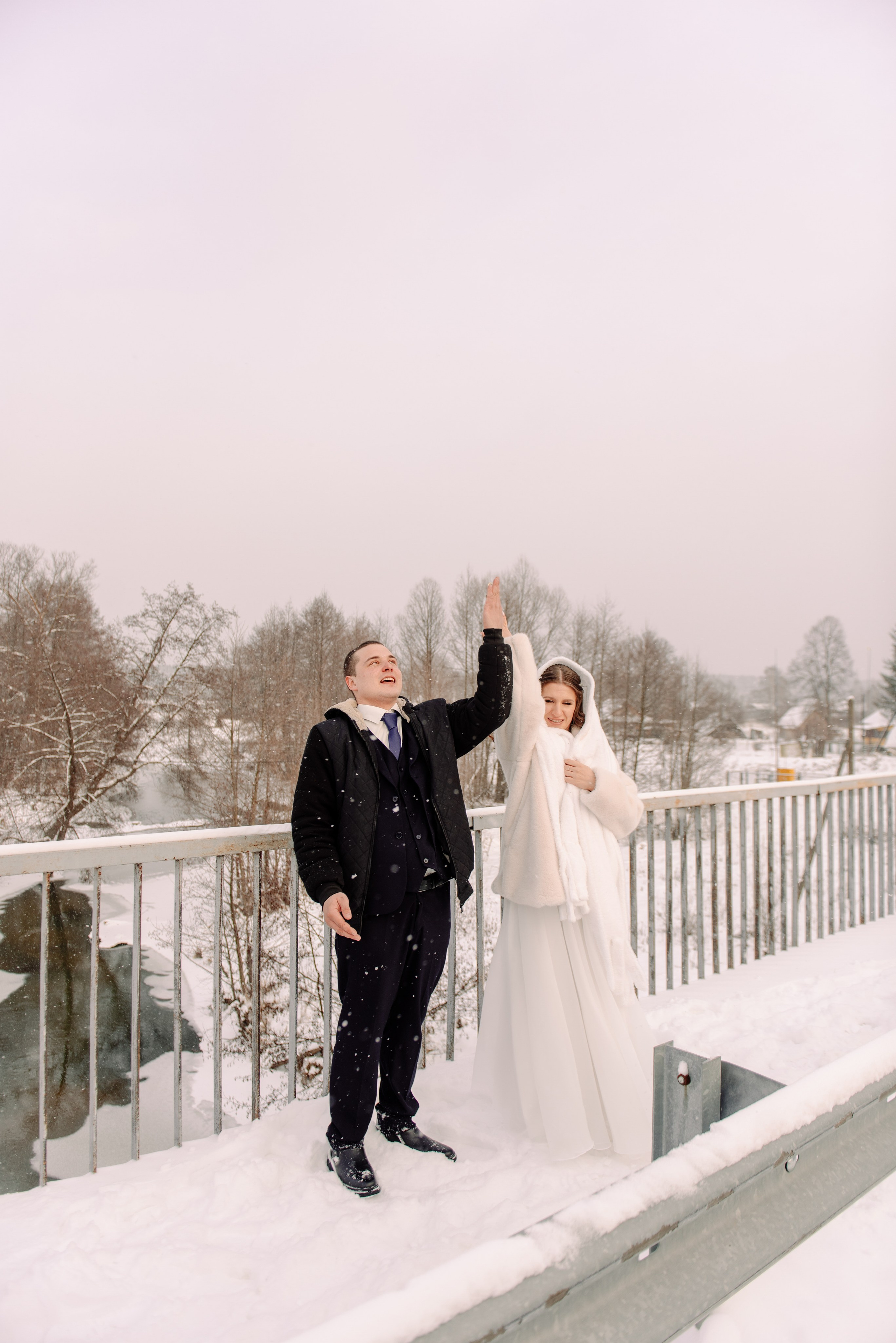 Зимняя свадьба в селе. Семейный и свадебный фотограф в Рязани Лиза Голованова