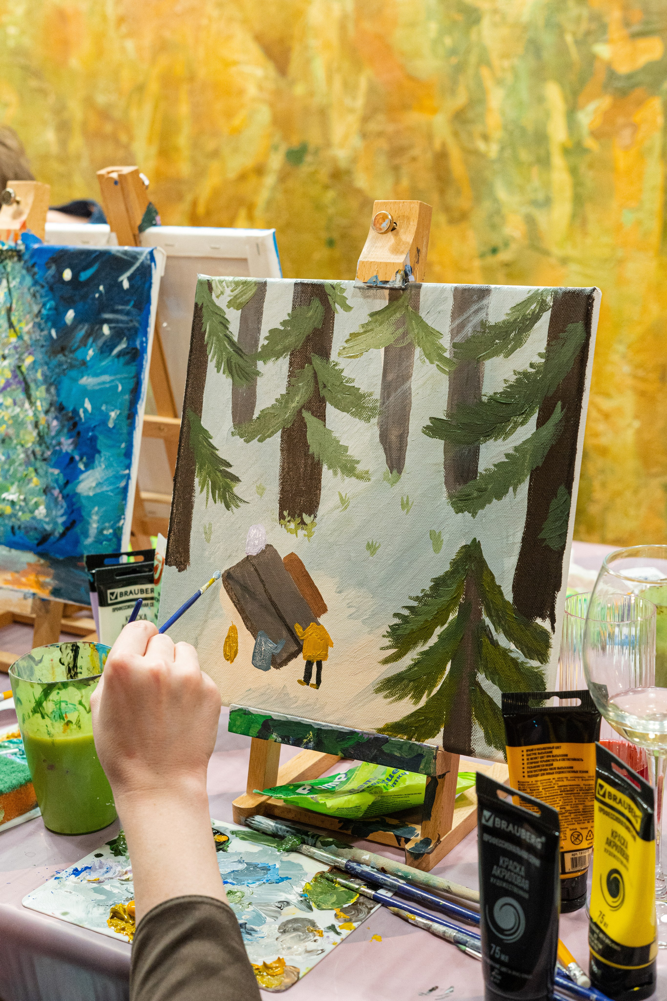 Корпоратив Teach Me Art 2. Портретный фотограф в Москве и Санкт-Петербурге Арина Чех