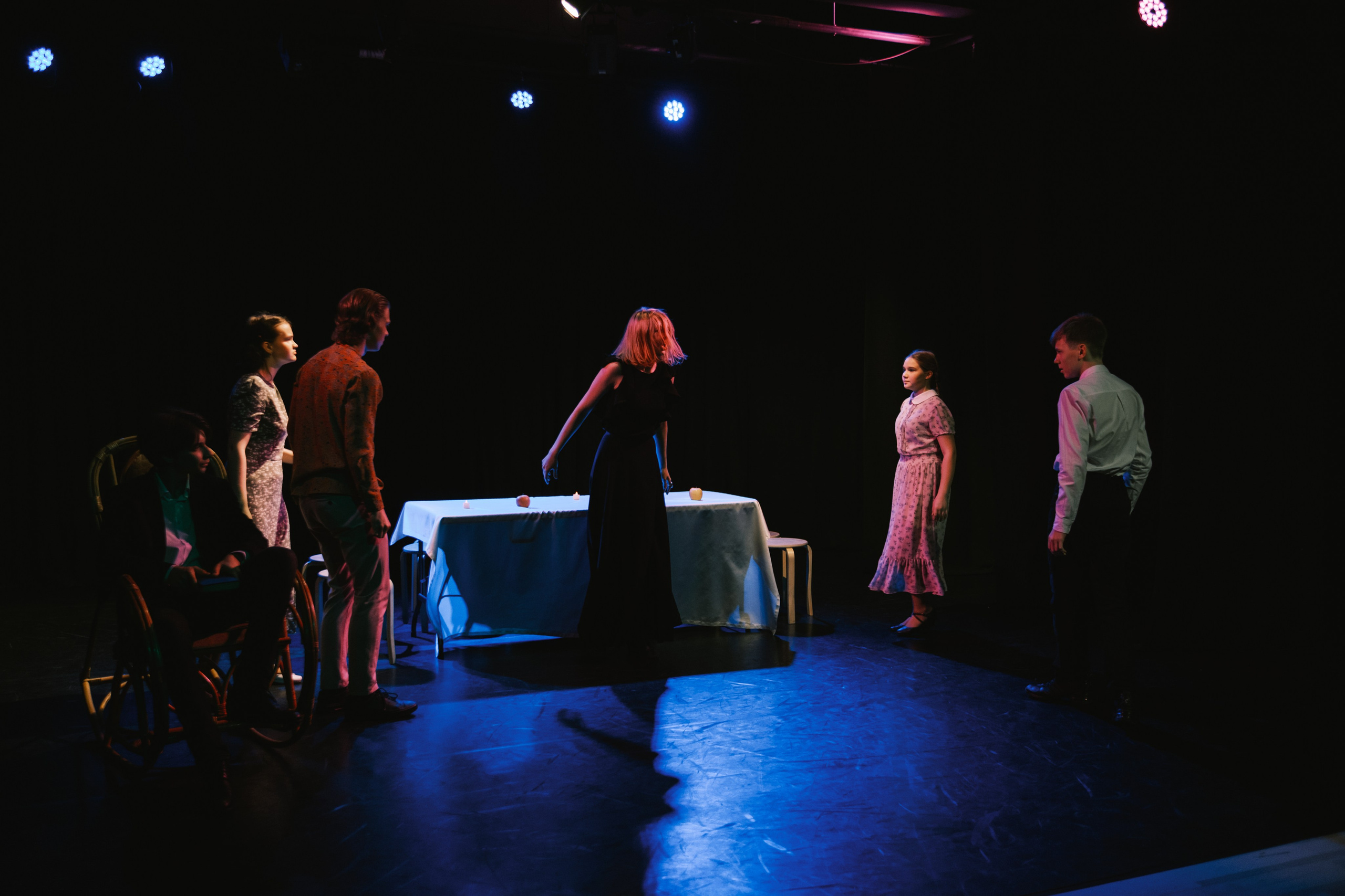 Детская театральная студия «Ирбис», спектакль. Репортажный и портретный фотограф в Москве Илья Спиридонов