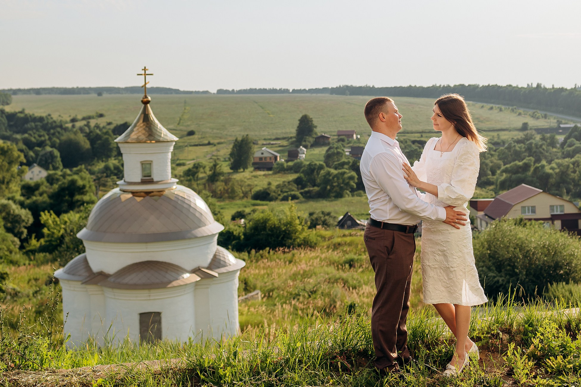 Венчание в Храме в Большой Валяевке. Семейный фотограф в Пензе Мария Левина
