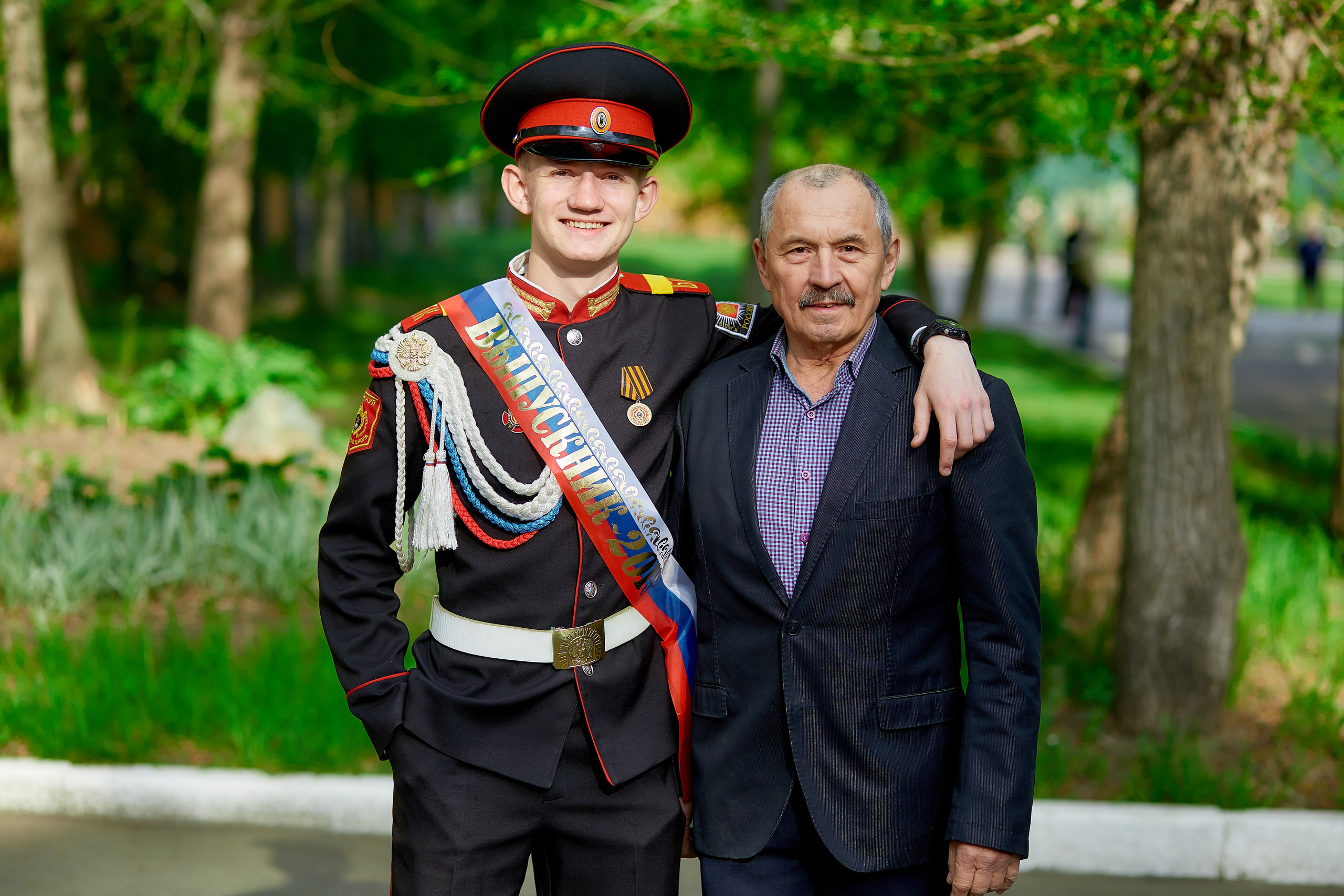 Кадеты последний звонок. Фотограф Вячеслав Фарунин