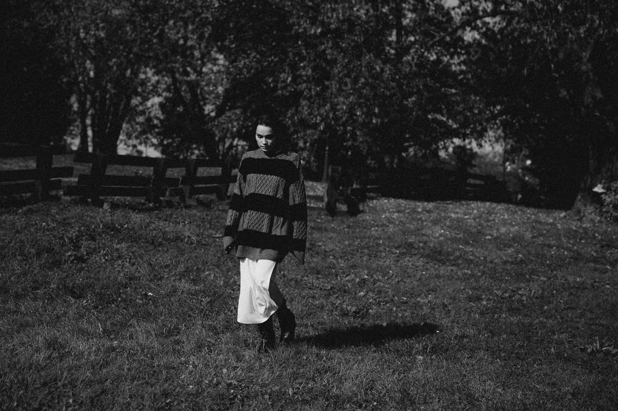 Полная серия с осенней съёмки в парке Коломенское в черно-белом варианте. Semerlina.ru