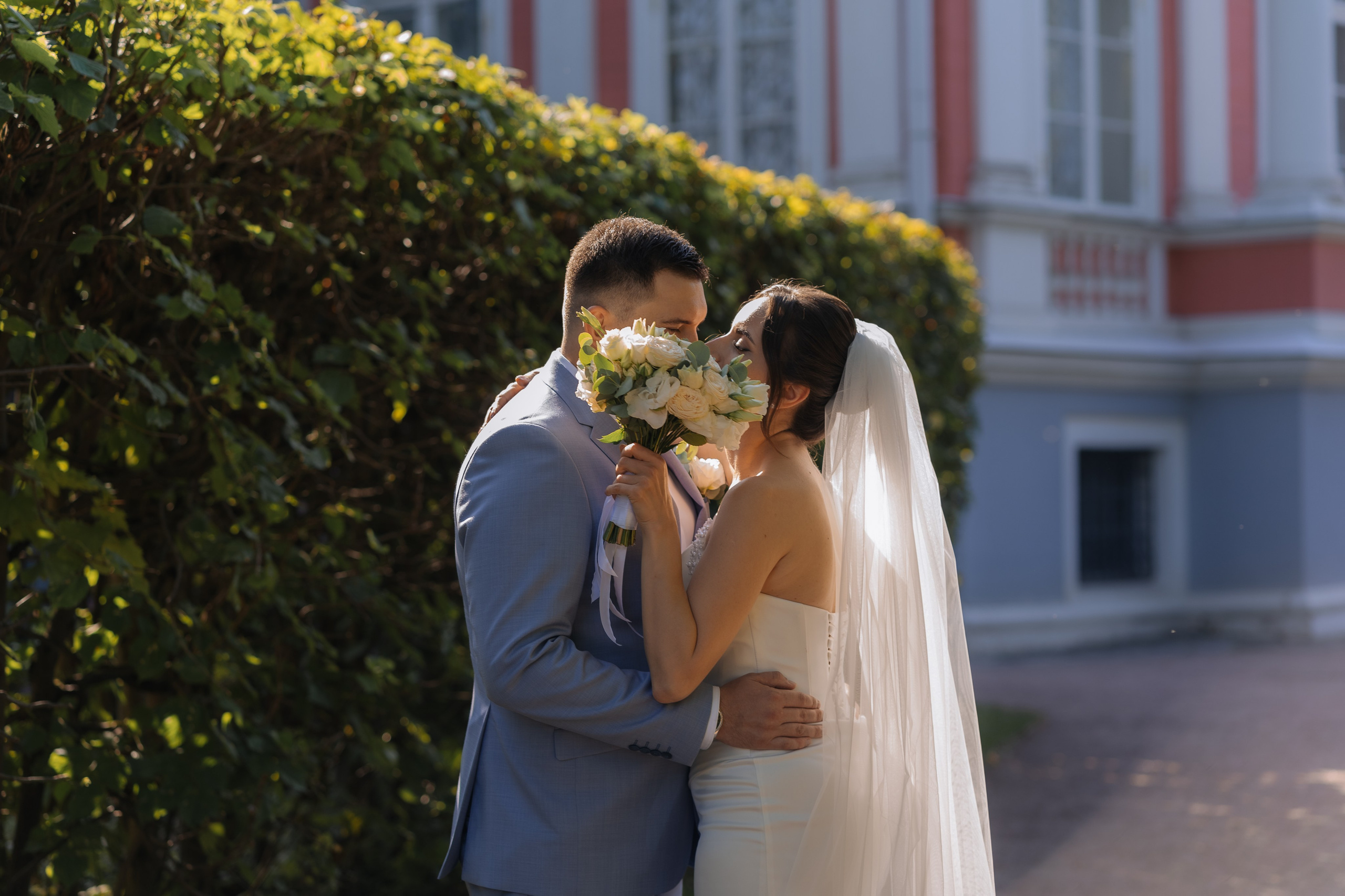 Свадебная фотосессия в Москве, парк Кусково. Свадебный фотограф в Москве Анна Полушина
