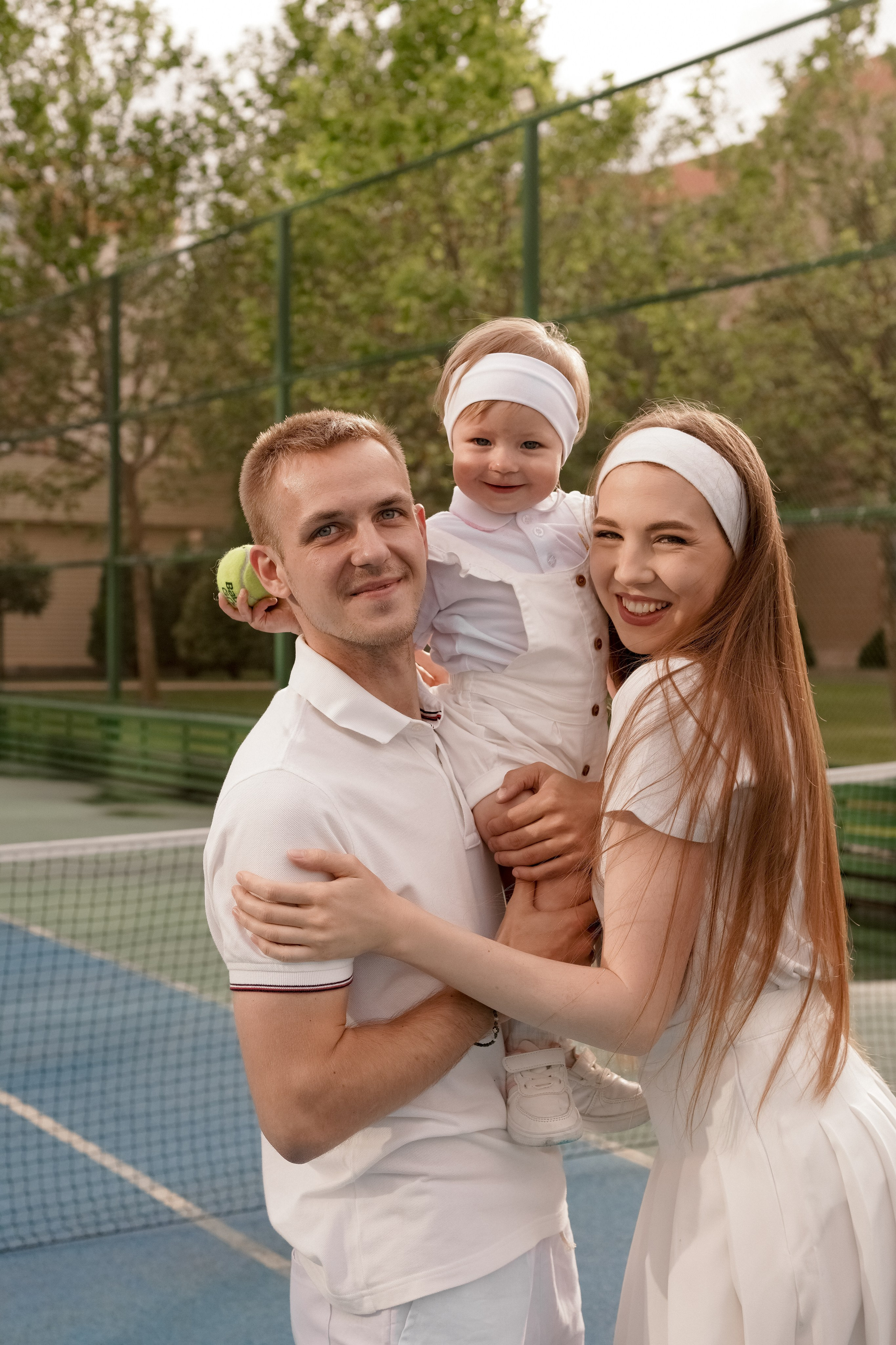 Теннис с семьей. Свадебный и семейный фотограф Афанасьева Анна в Кисловодске