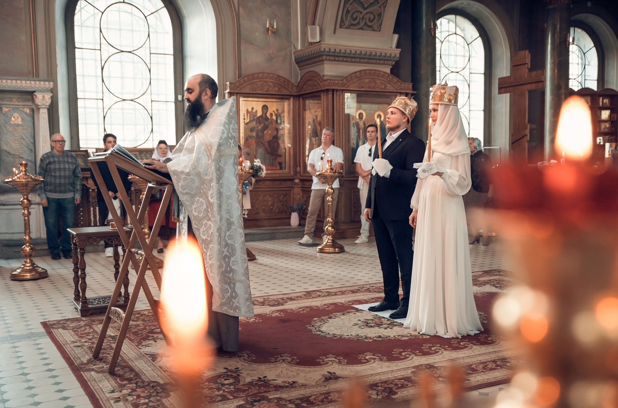 Таинство Венчания Христорождественский кафедральный собор. Семейный фотограф Олеся Батурина Рязань