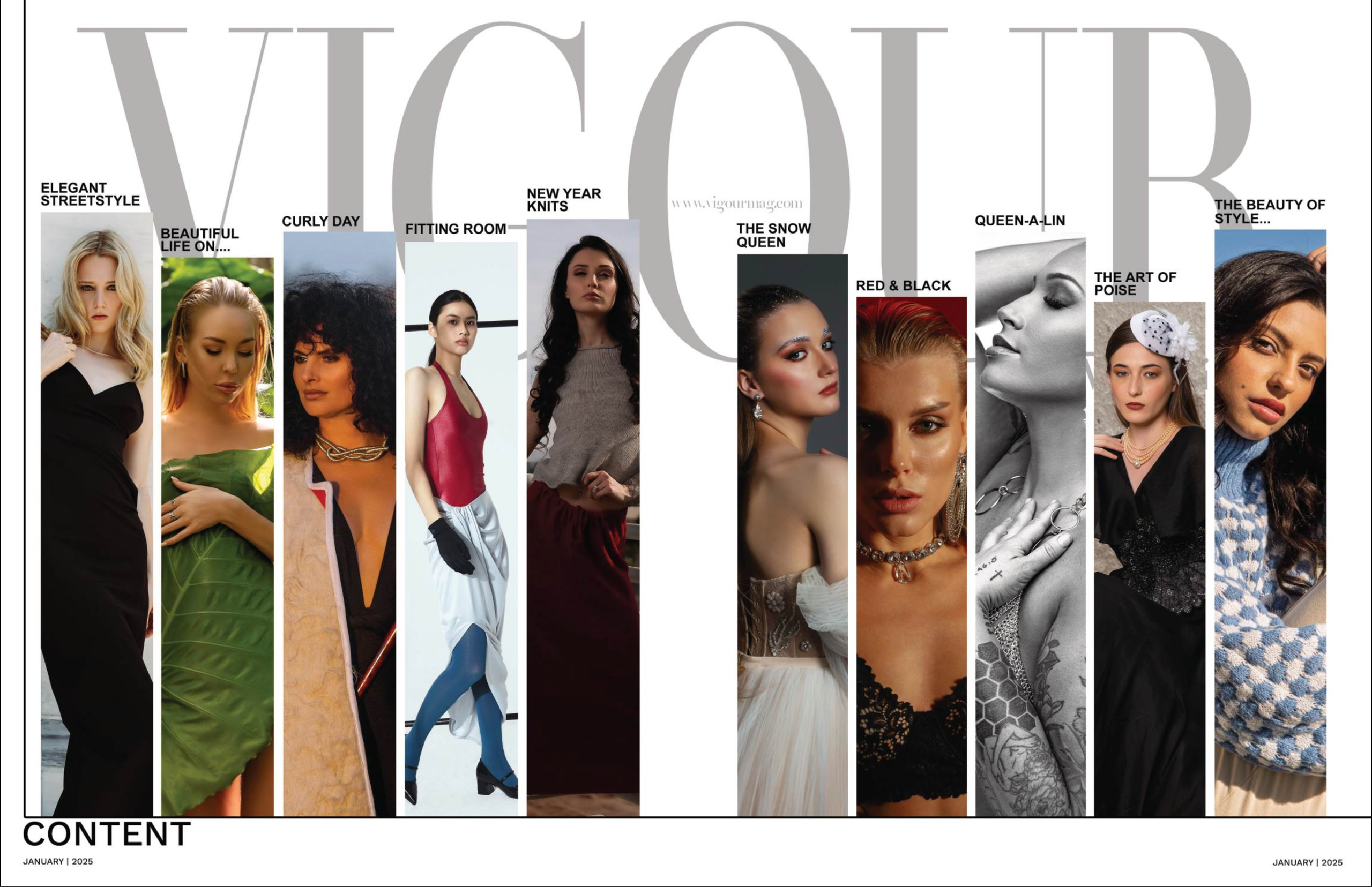 Vigour · Print · Fashion & Beauty | January 2025. Фотограф Лео Шумов Москва