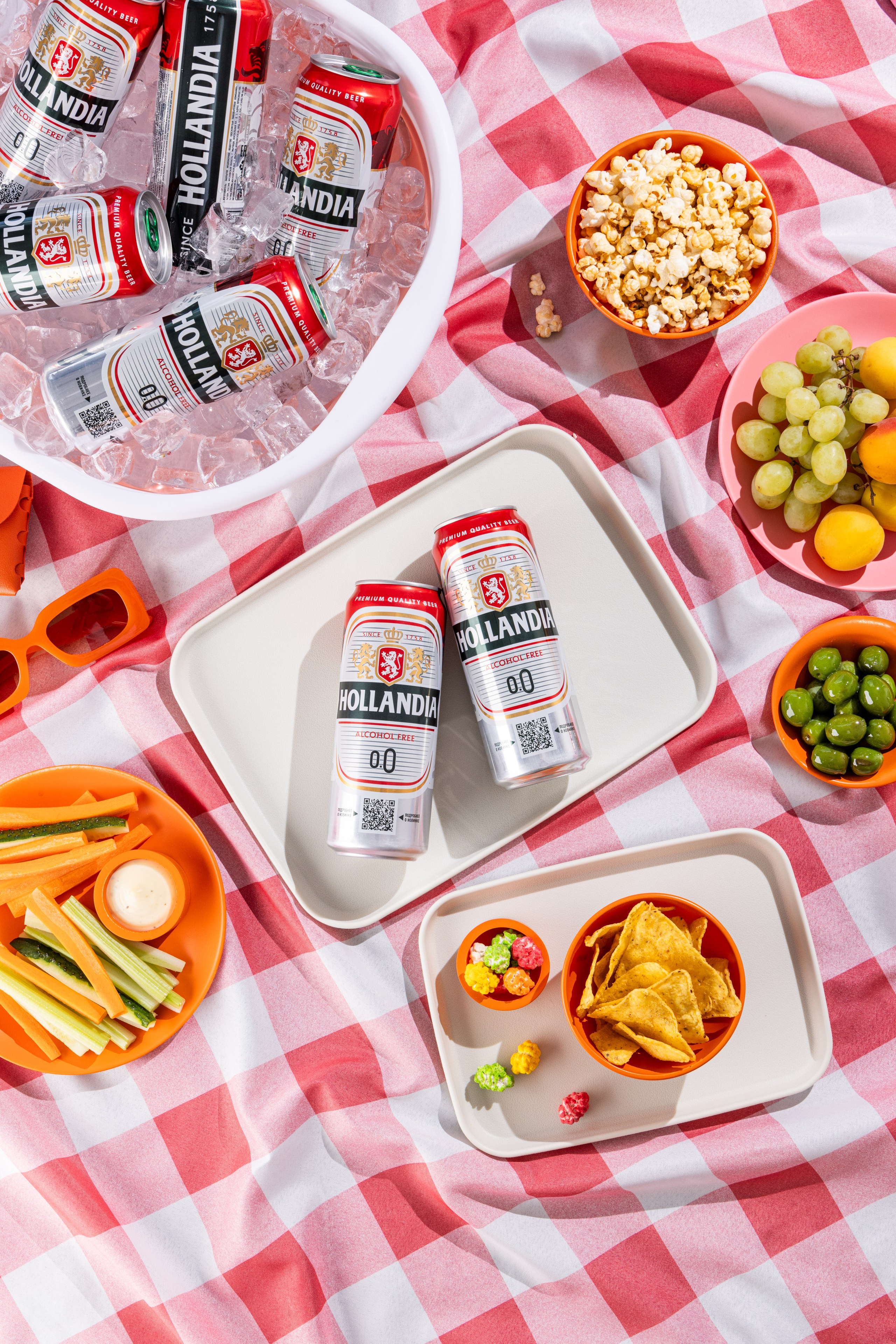 Съемка новых напитков бренда Hollandia. Фудфотограф, фудстилист и сет дизайнер в Москве Алена Синицына