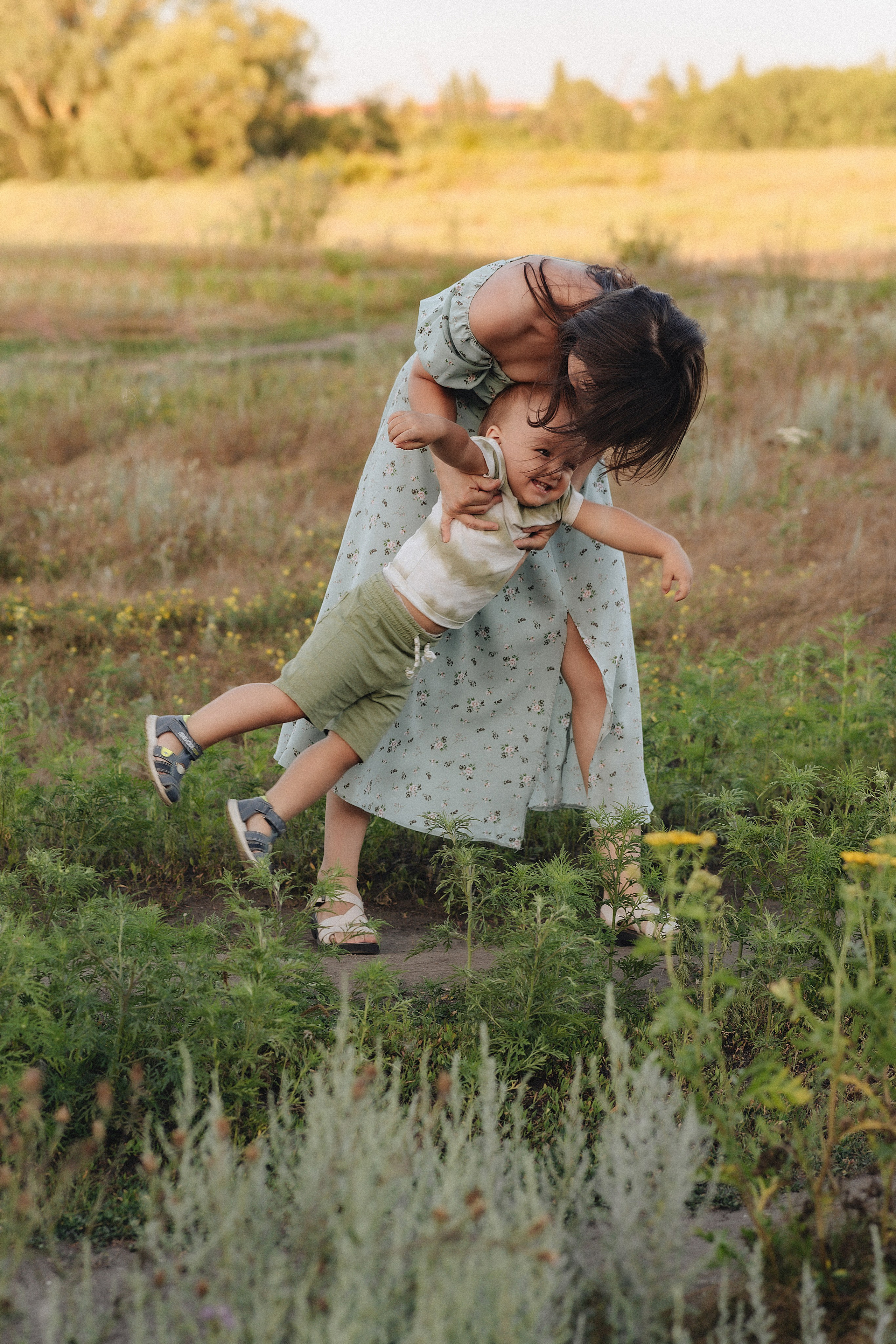 Семейная съемка на закате. Фотограф Карина Шмулёва. Воронеж и область