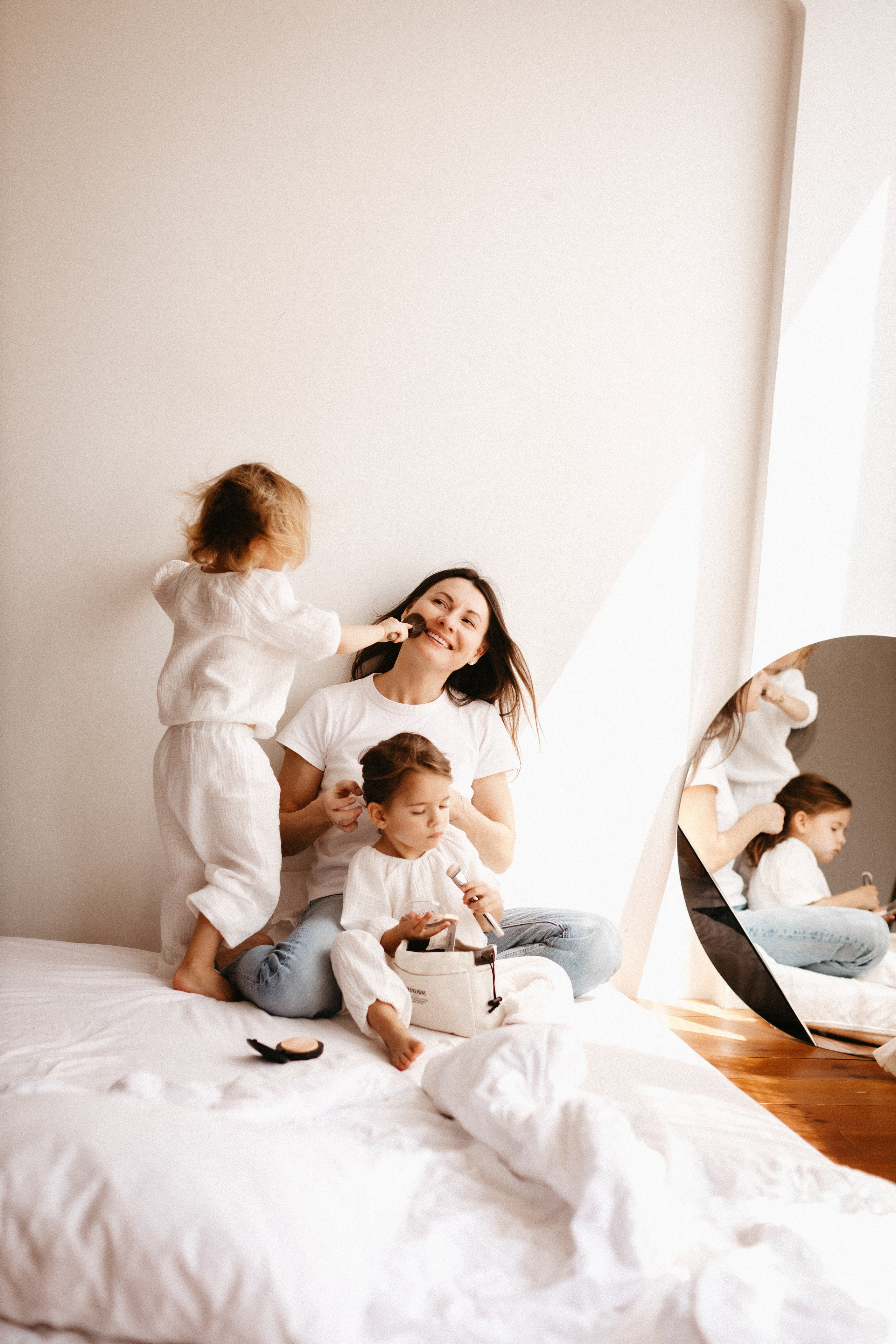 Мама и девочки. Евгения Пелипас