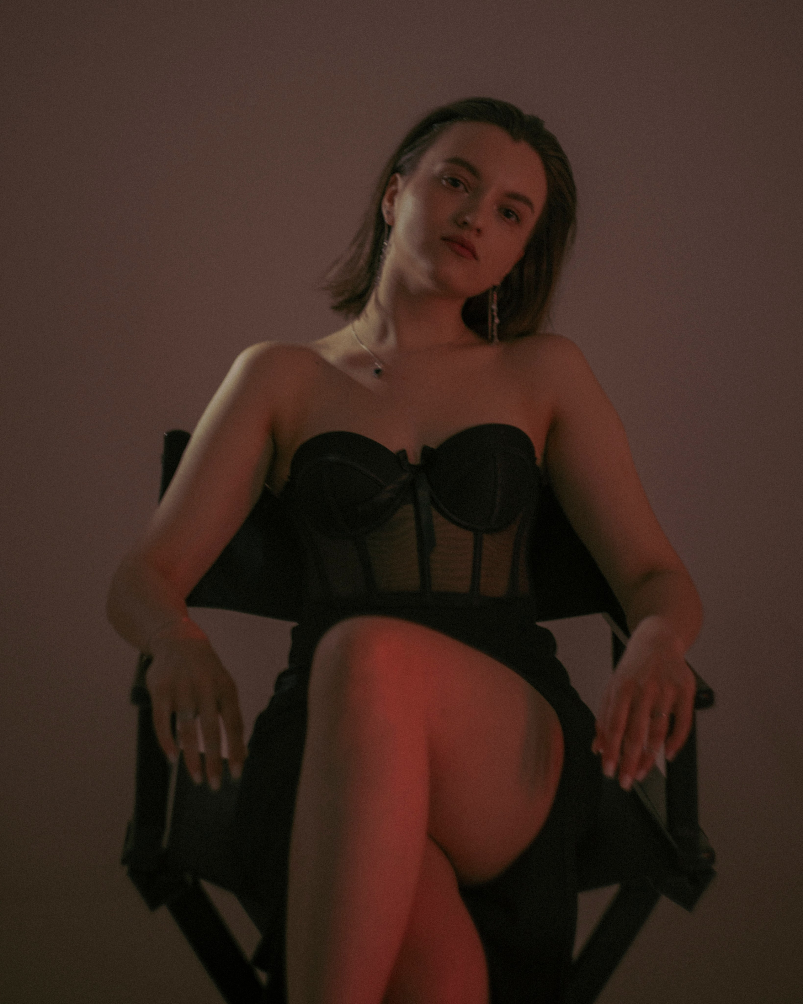 Studio photoshoot with colorful light. Katya Che | Photographer | Beograd